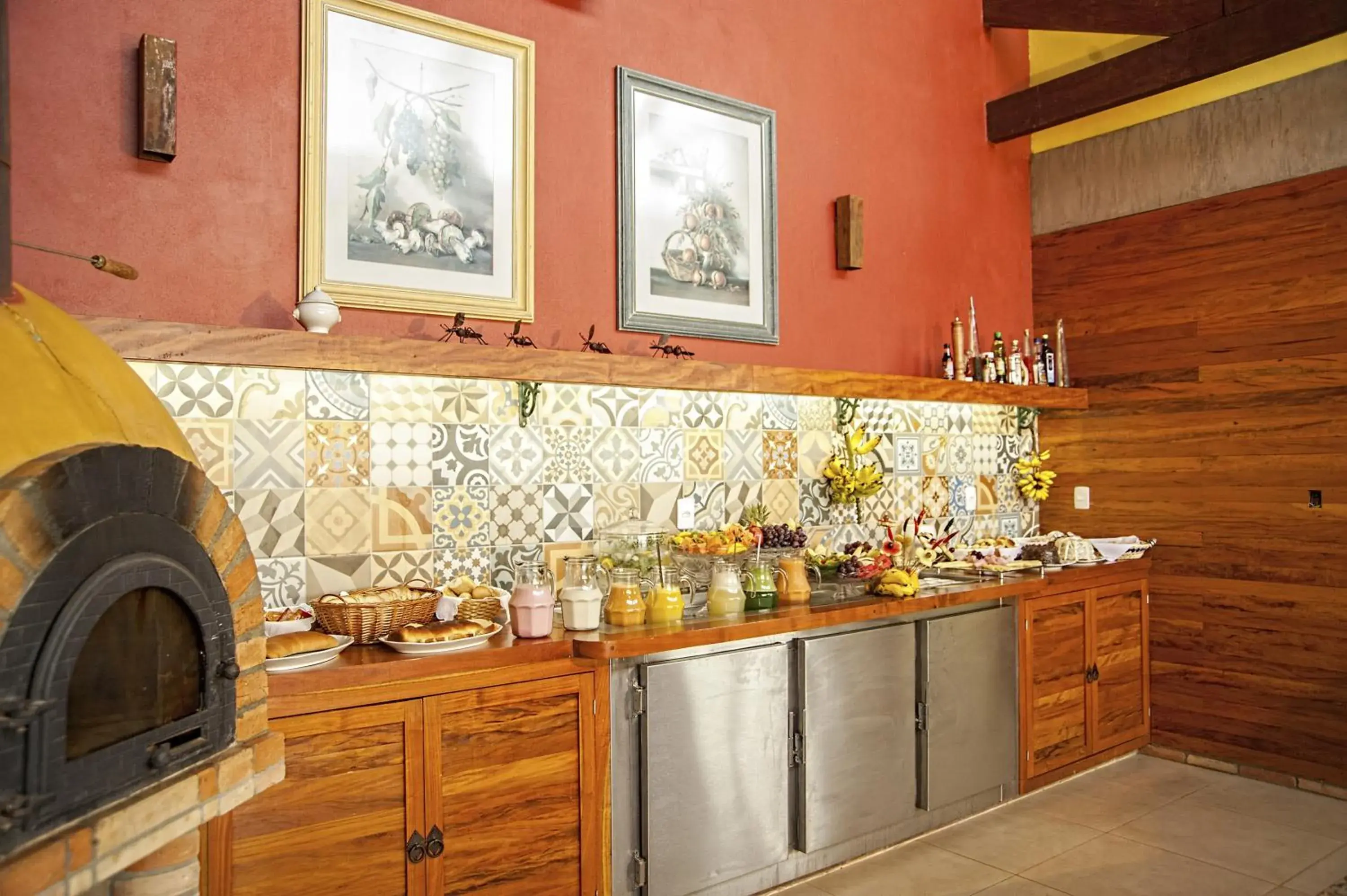 Buffet breakfast in BellaMinas Pousada Buffet breakfast in BellaMinas Pousada