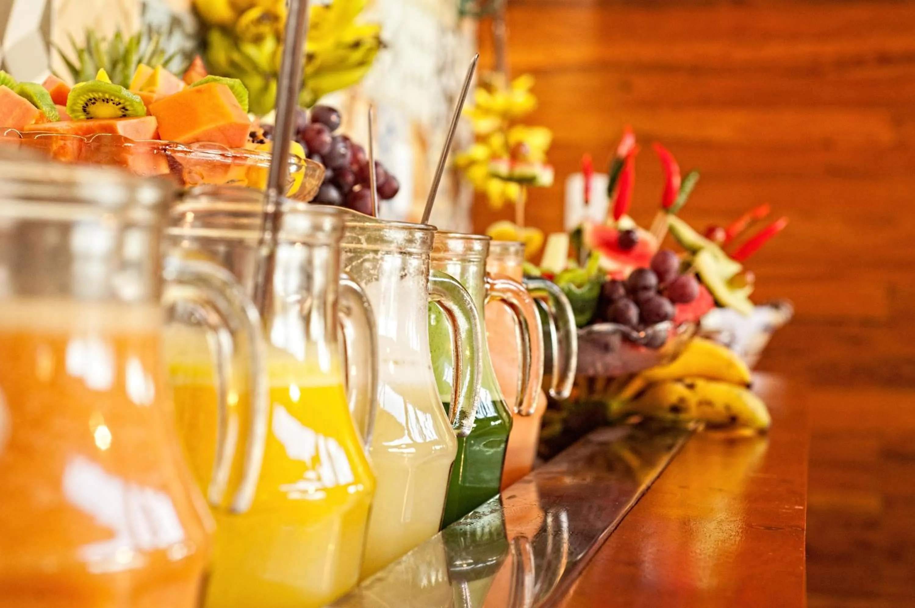 Buffet breakfast in BellaMinas Pousada