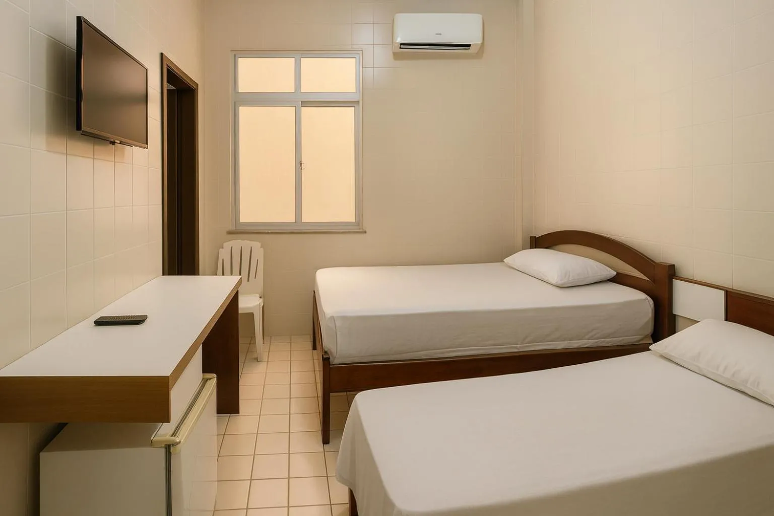Bed in Hotel Lídia