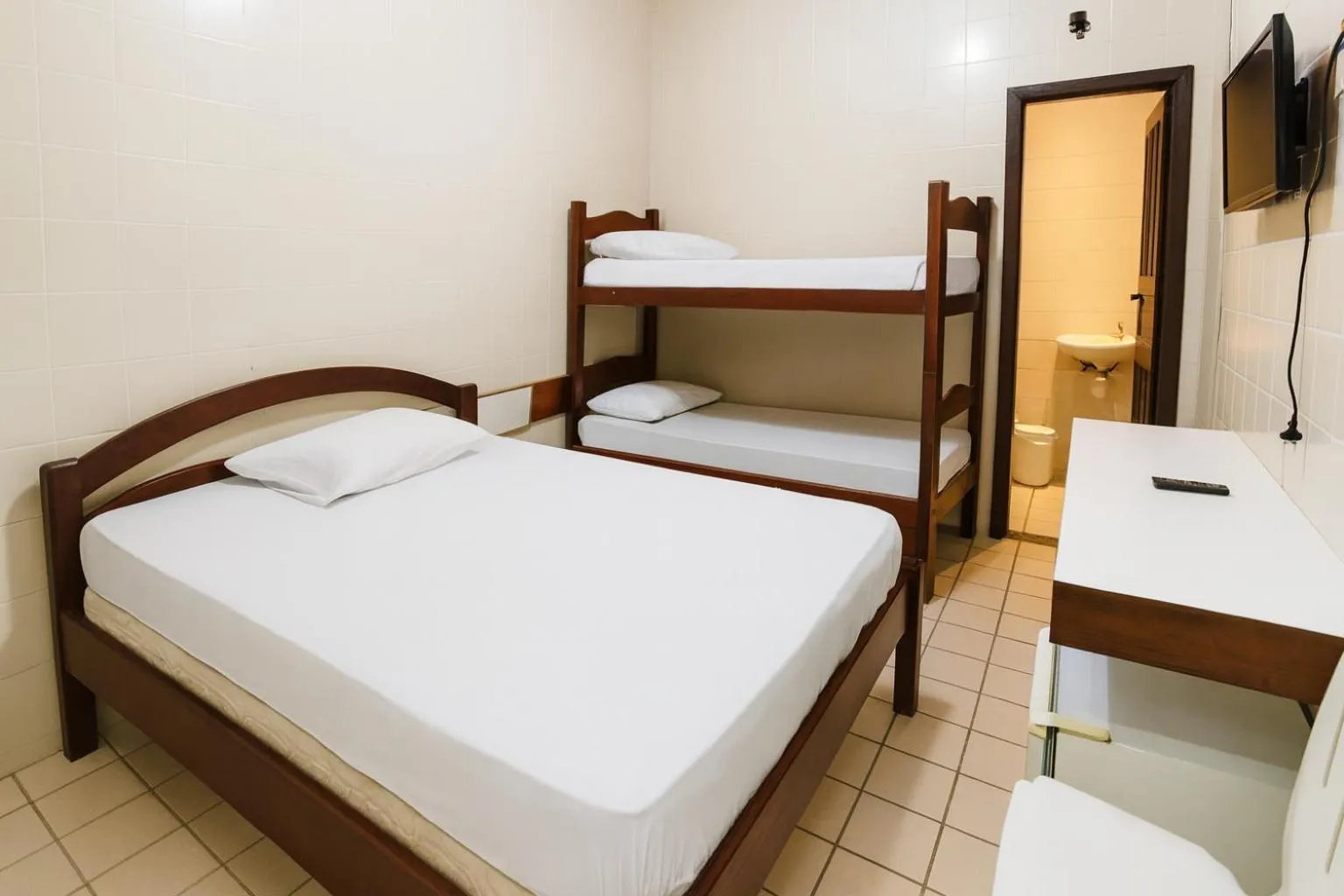 Bed in Hotel Lídia