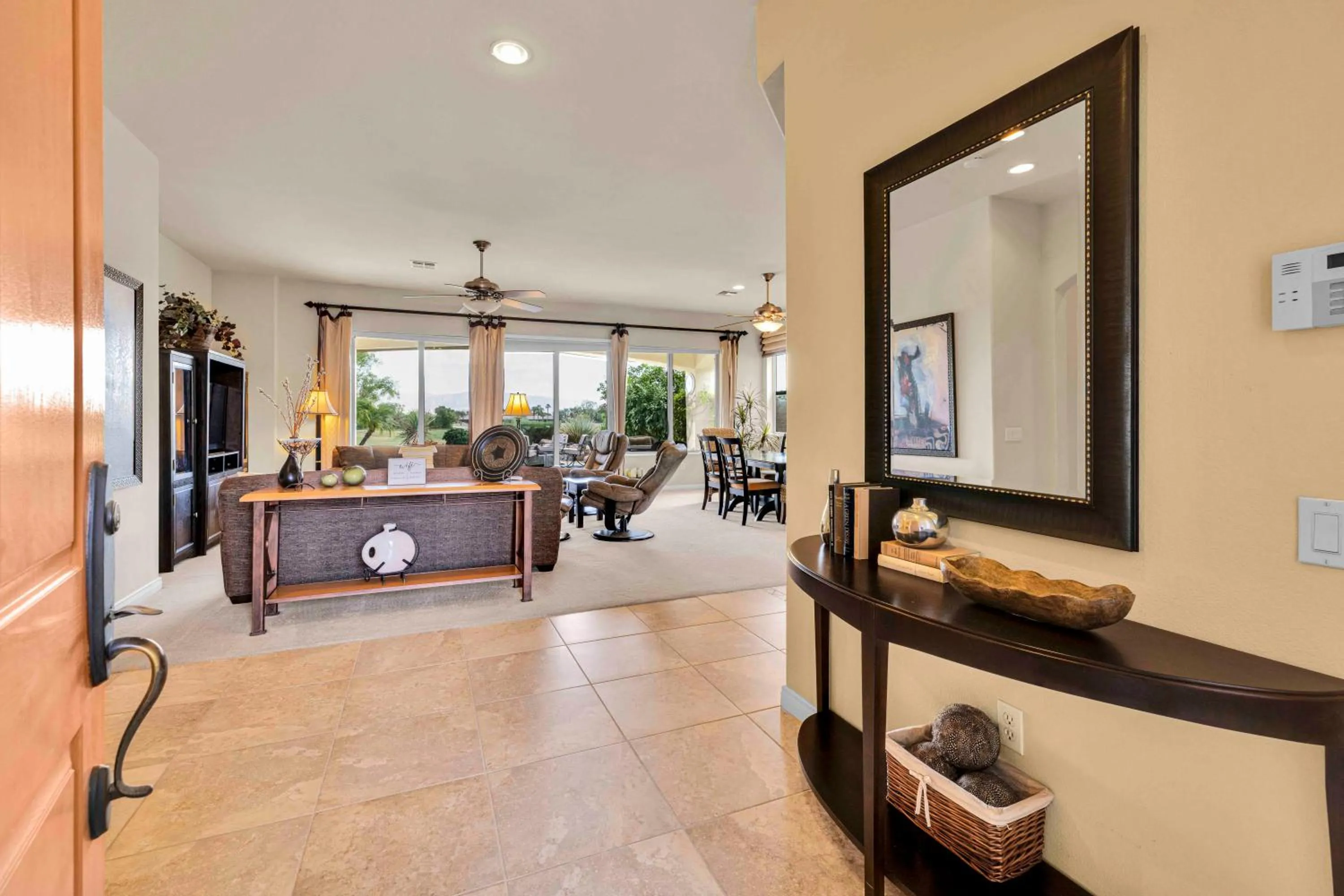 Living room in Desert Fairway Oasis