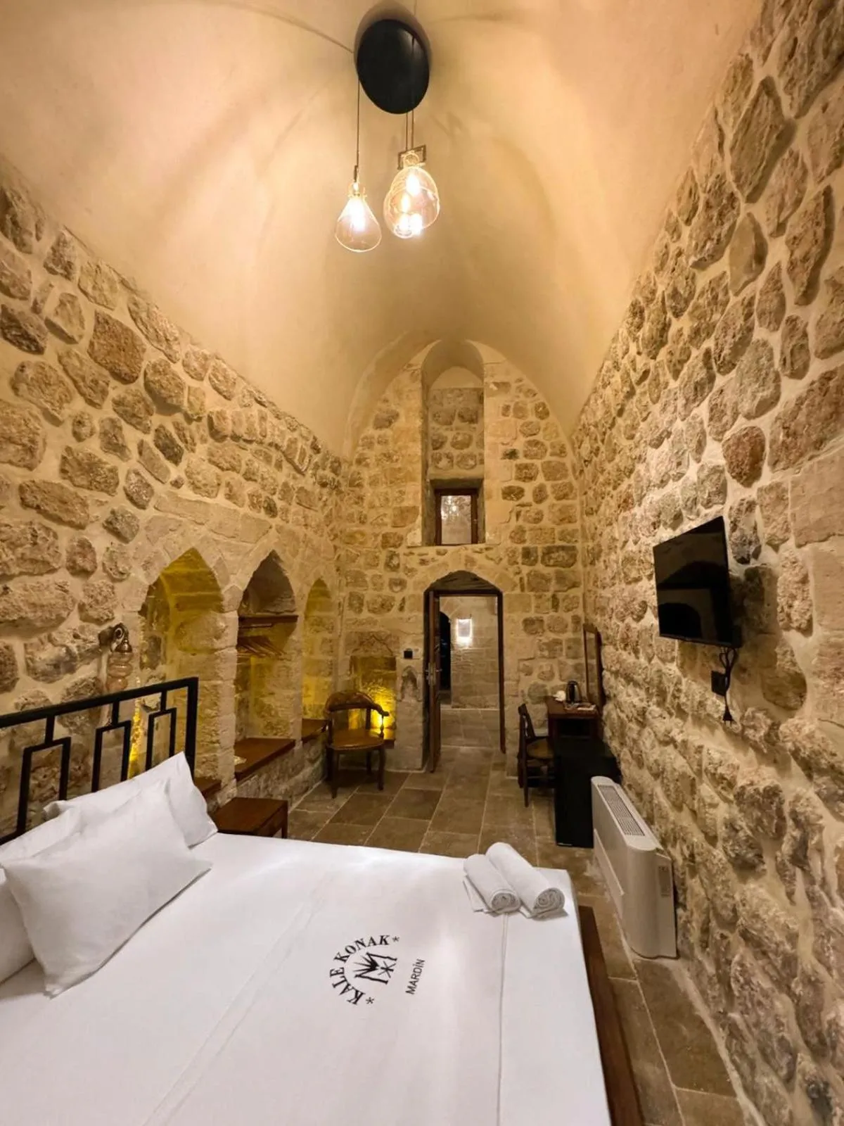 Bed in Kale Konak Hotel