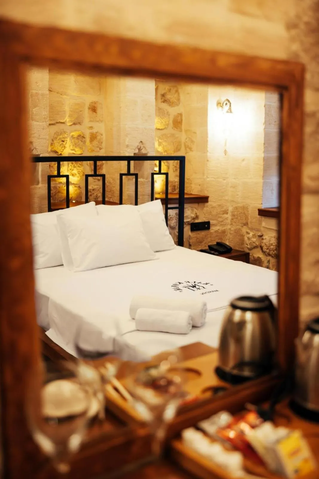 Bed in Kale Konak Hotel