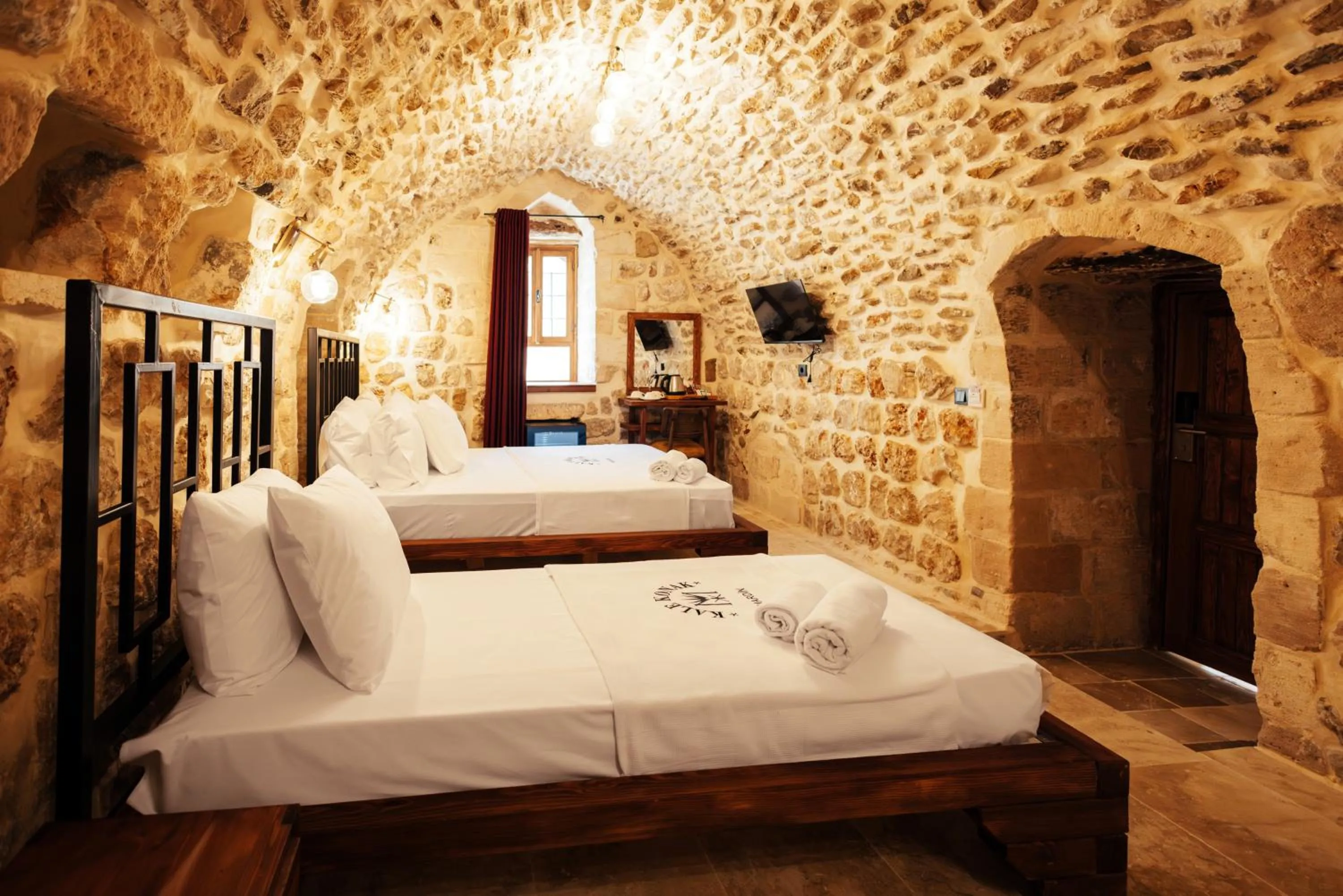 Bed in Kale Konak Hotel