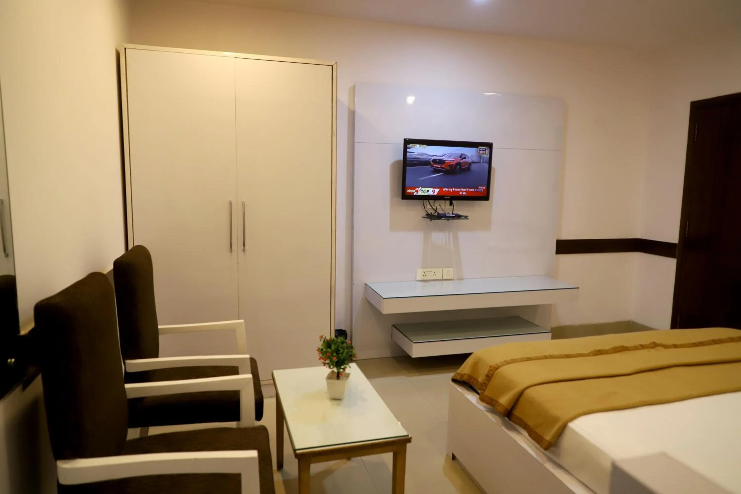 Bedroom, Bed in Flourish Stay Saket near Max Hospital