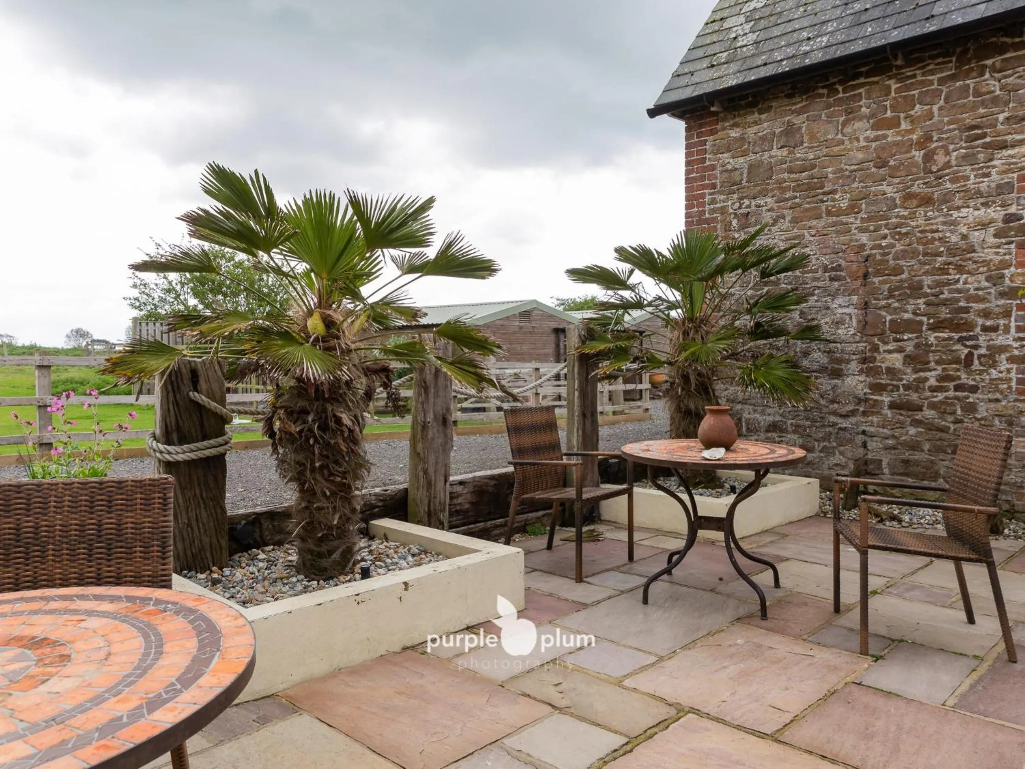 Garden view in Point Farm