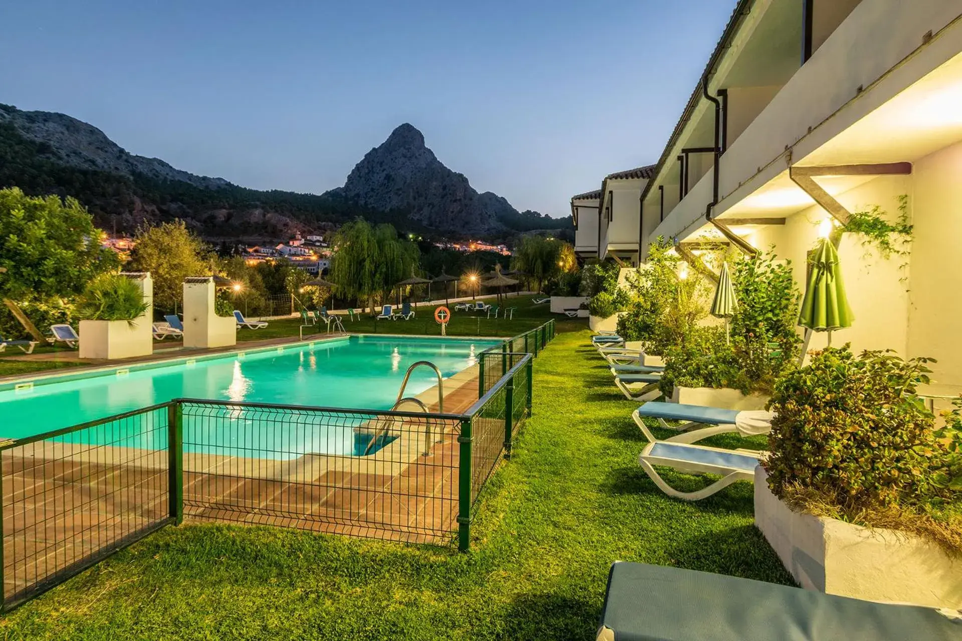Pool view in Villa Turística de Grazalema Pool view in Villa Turística de Grazalema