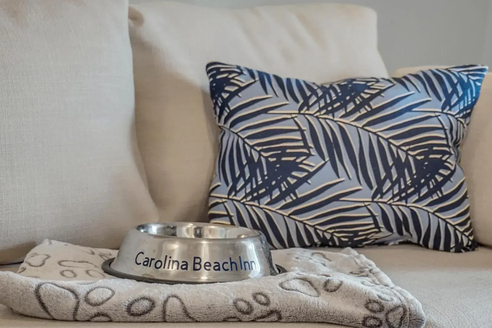 Bed in Carolina Beach Inn Bed in Carolina Beach Inn