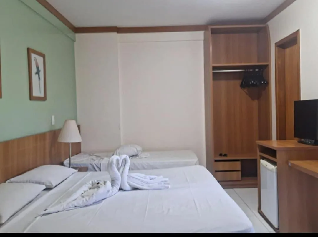 Bed in Golden Dolphin Grand Hotel