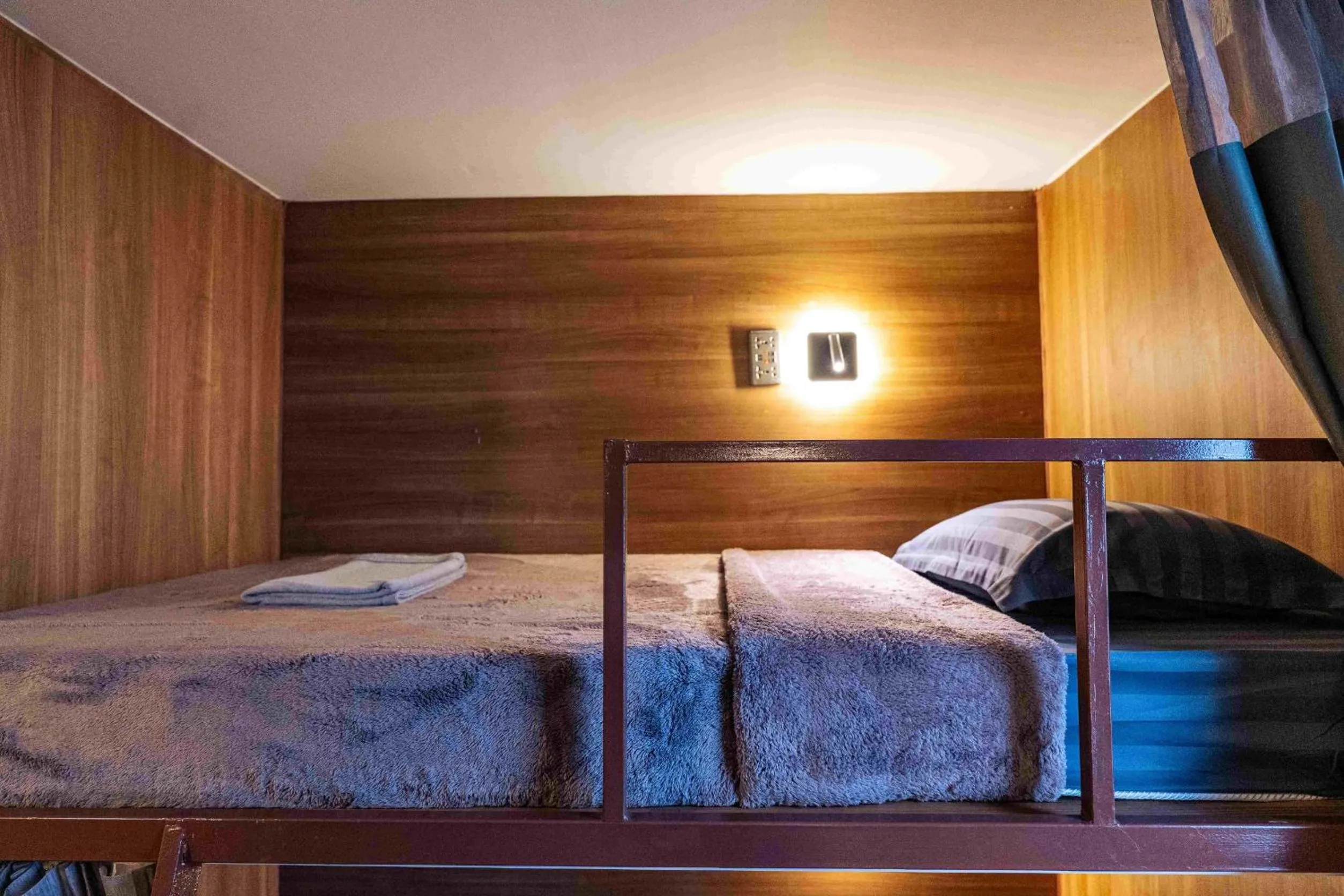 Bed in hotel Rue de Saim