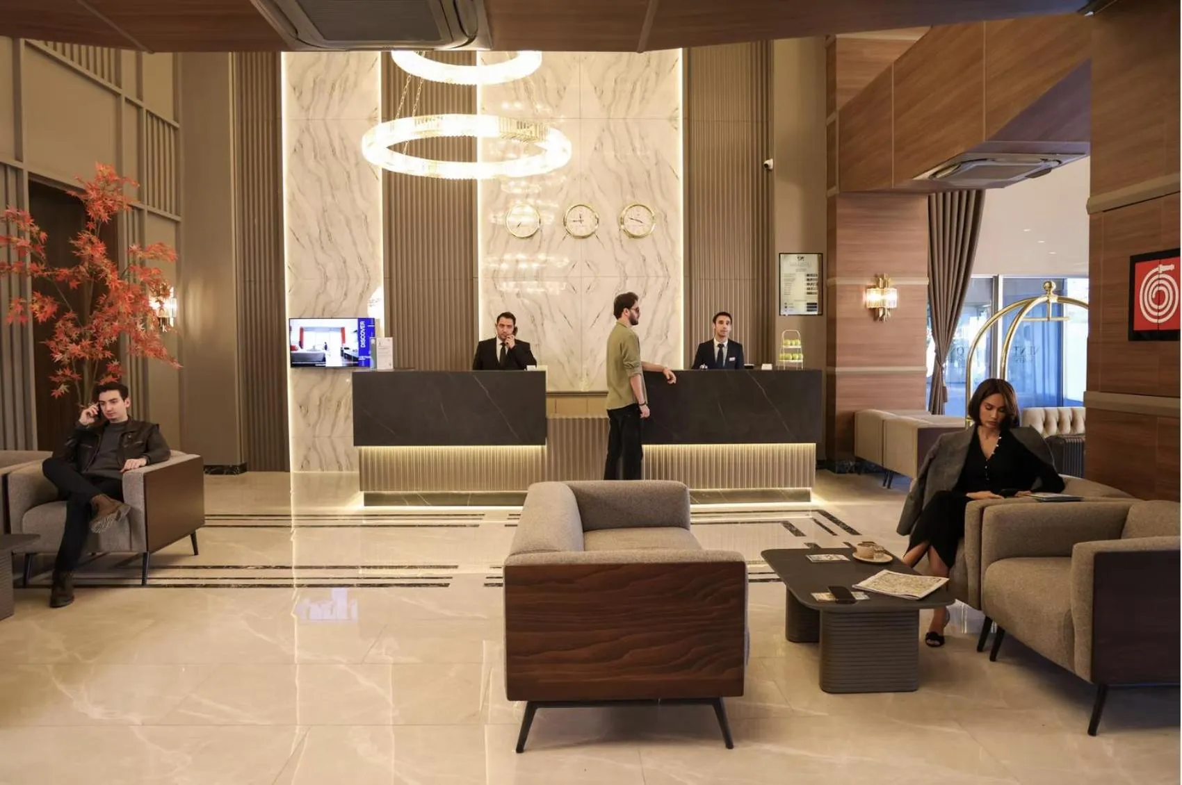 Lobby or reception in Continent Hotel Kahramanmaraş