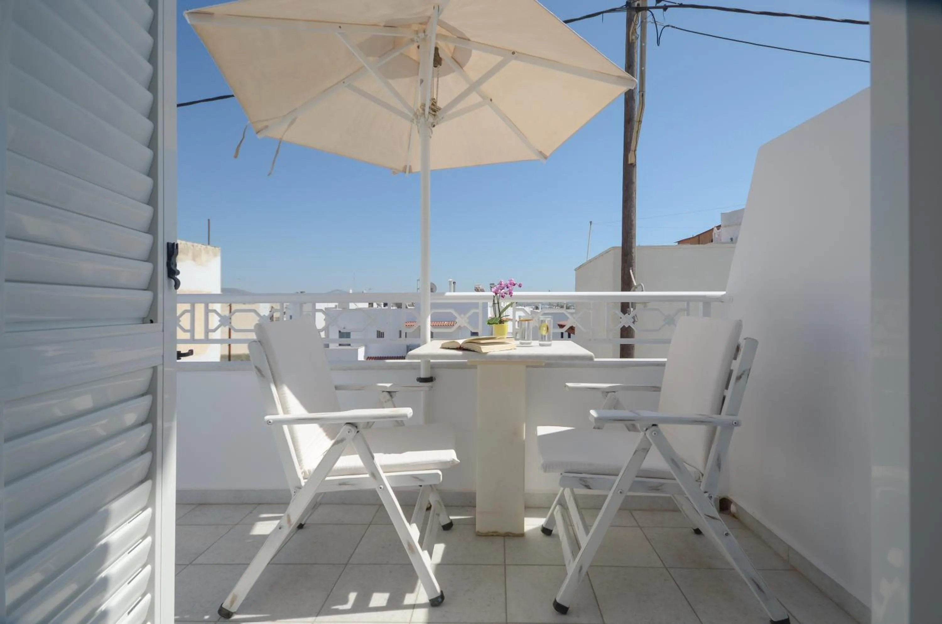 Balcony/Terrace in Naxos Dream Oniro Studios - Adults Only
