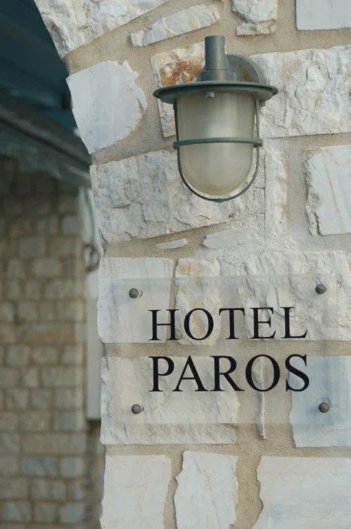 Property logo or sign in Hotel Paros