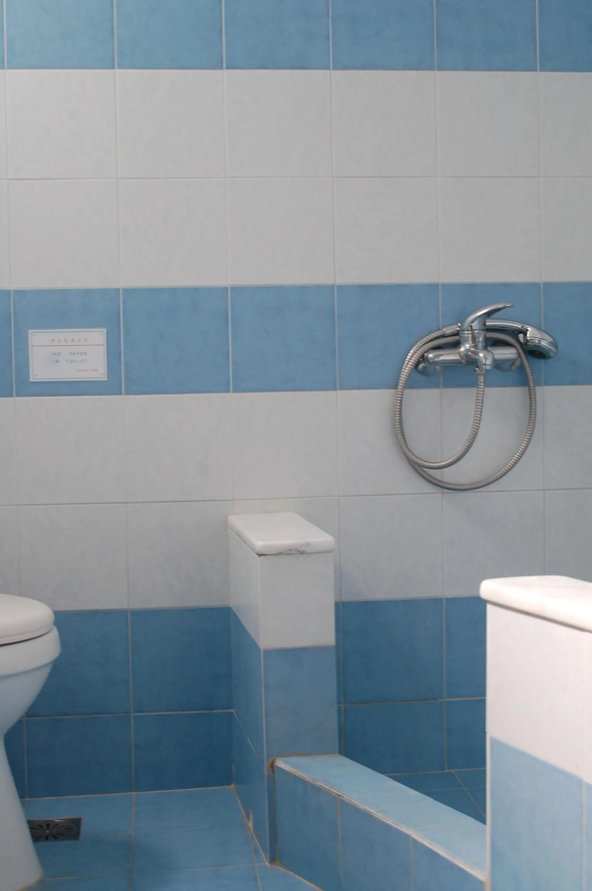 Shower in Hotel Paros