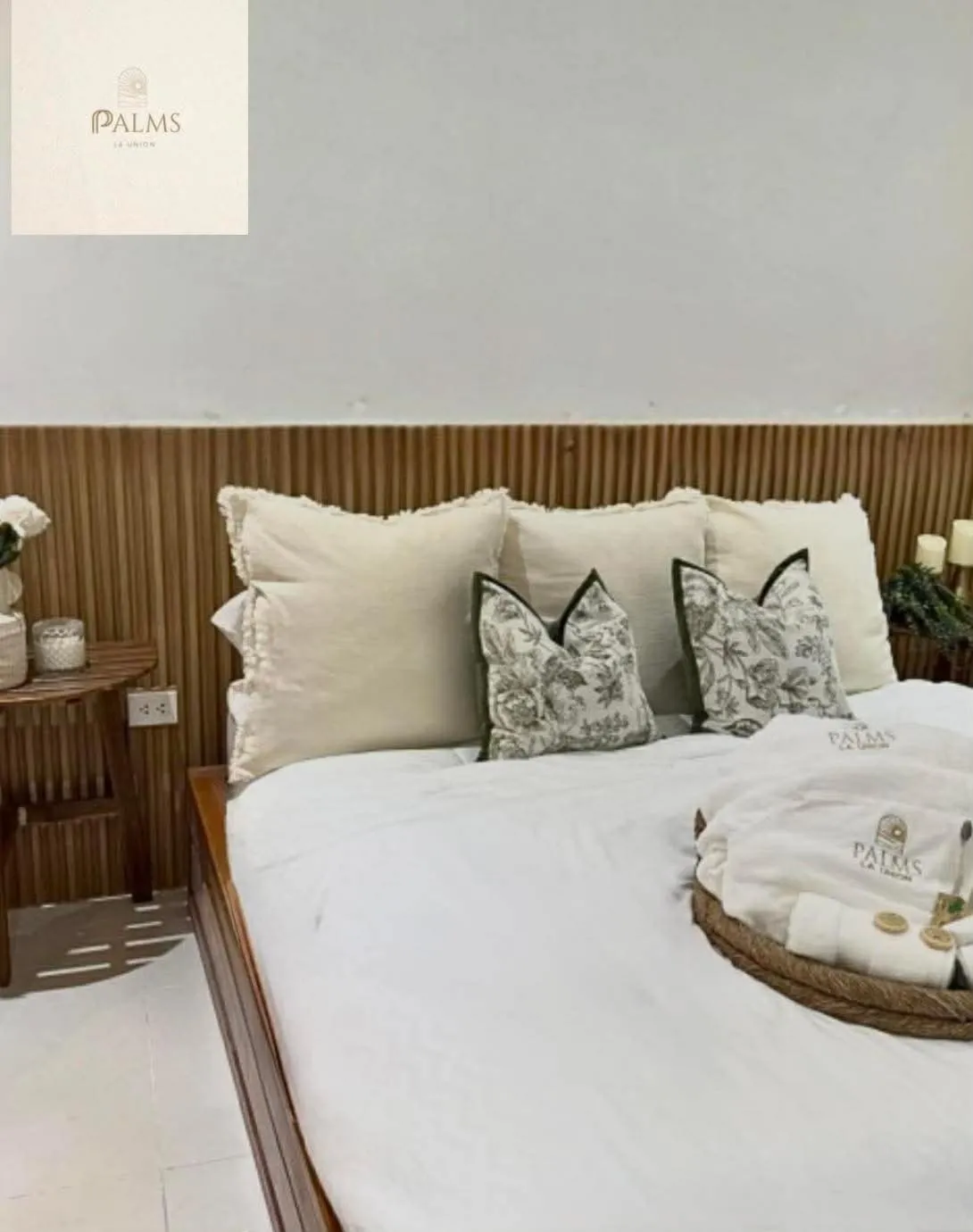 Bed in Palms La Union Beachfront Suites