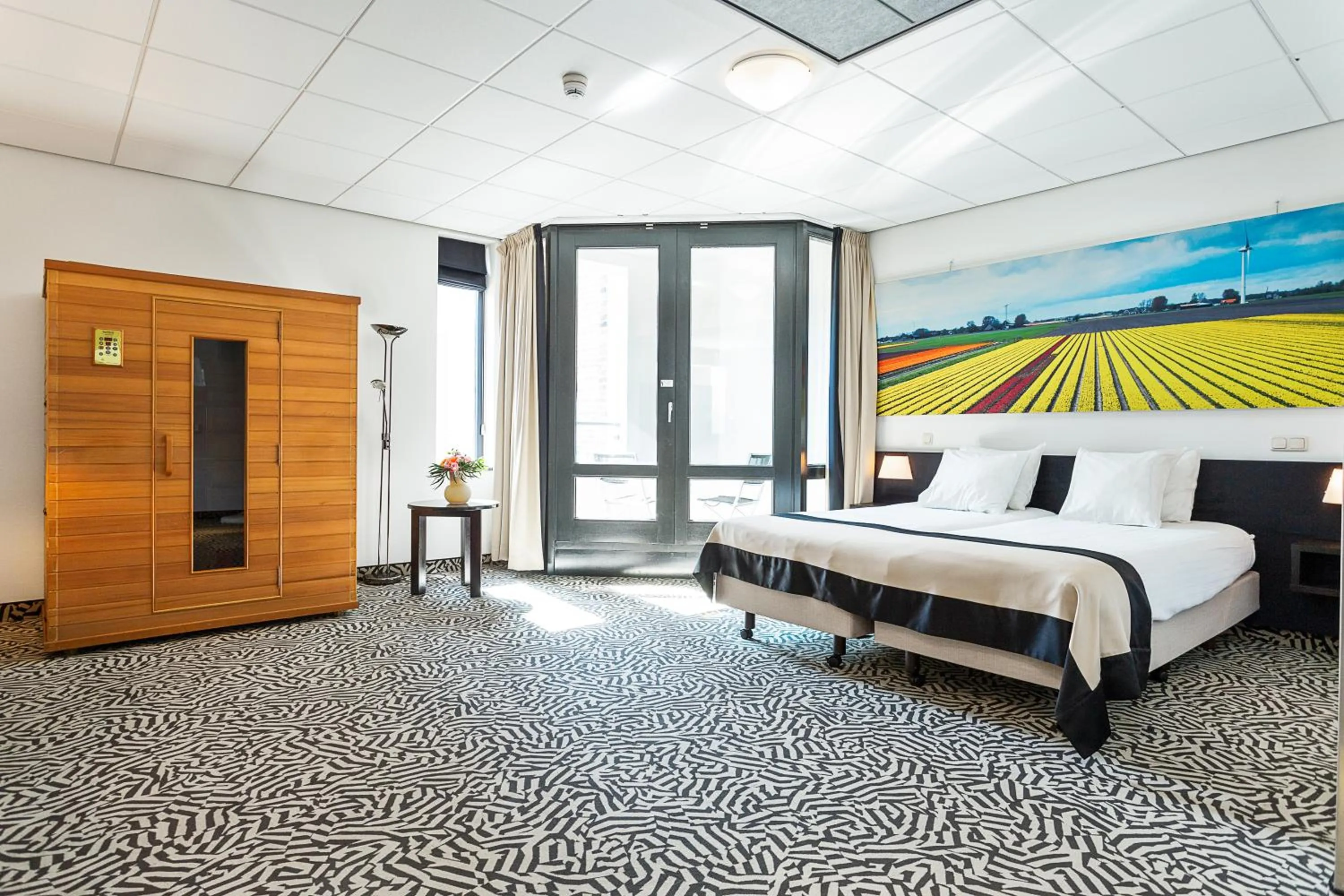 Sauna, Bed in Hotel De Schout