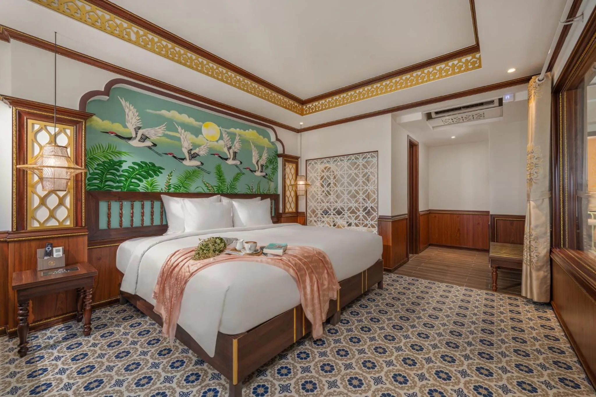 Bed in Soleil by Soluna - A Charming Touch of Hoi An Heritage - formerly Hoi An Babylon Luxury Hotel