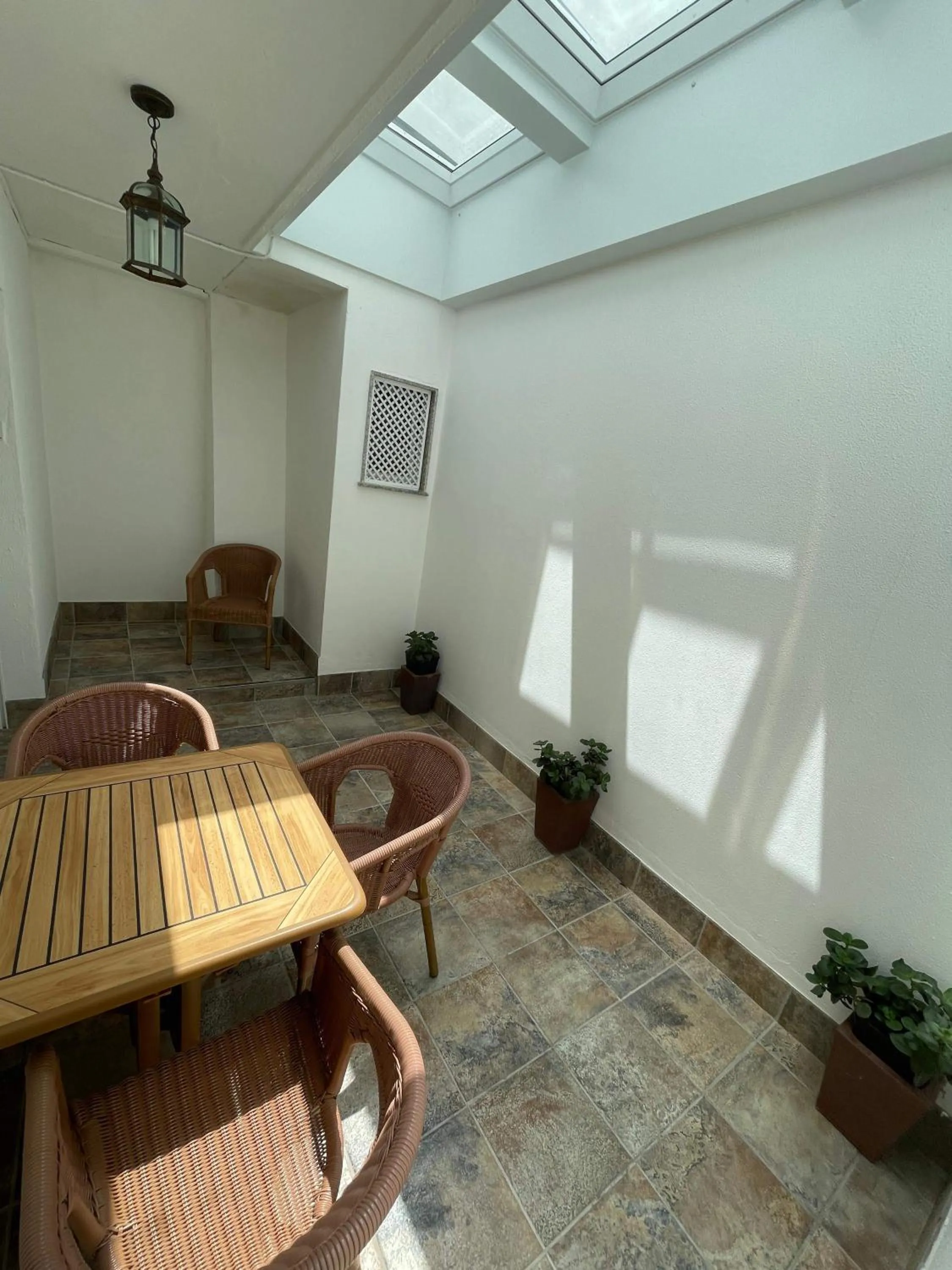 Patio in Hotel Amandi