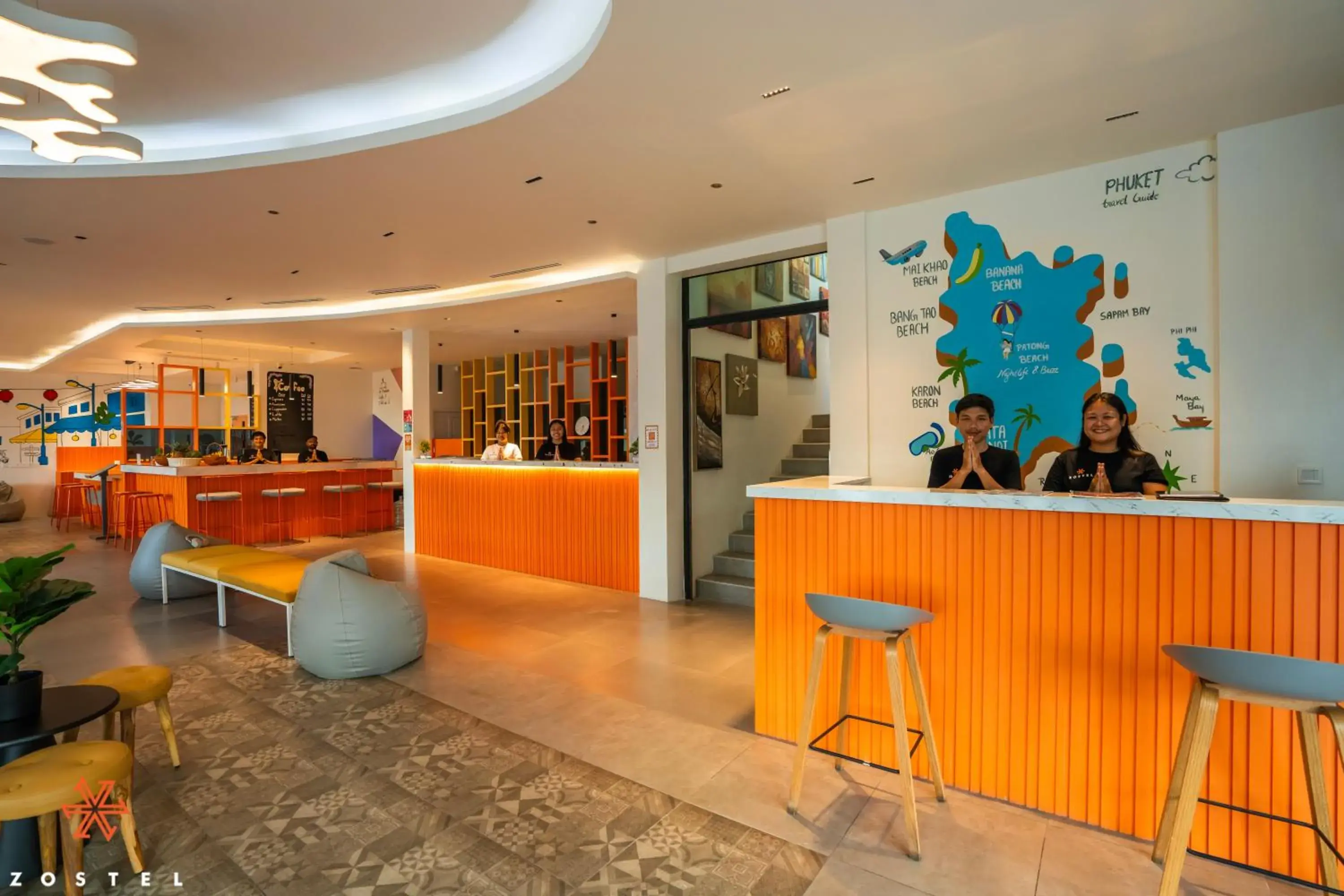 Lobby or reception in Zostel Phuket Lobby or reception in Zostel Phuket