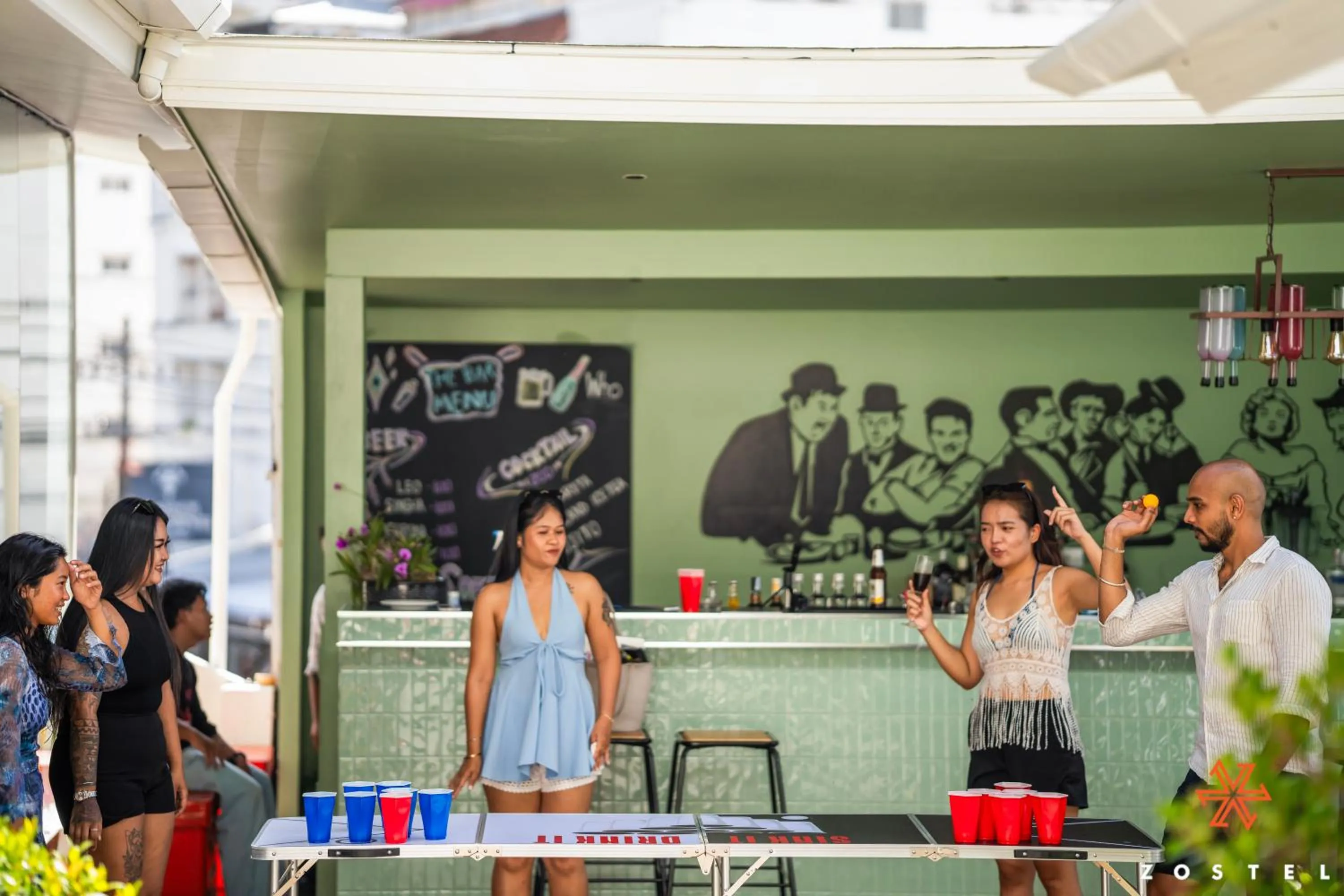 People in Zostel Phuket