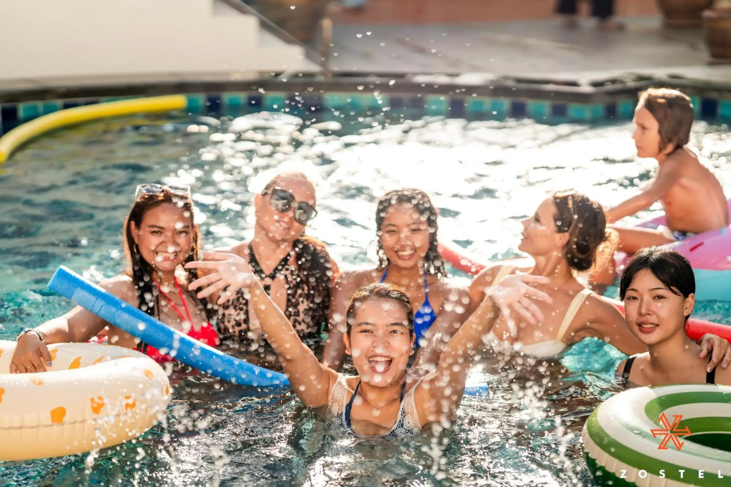 Swimming pool in Zostel Phuket Swimming pool in Zostel Phuket