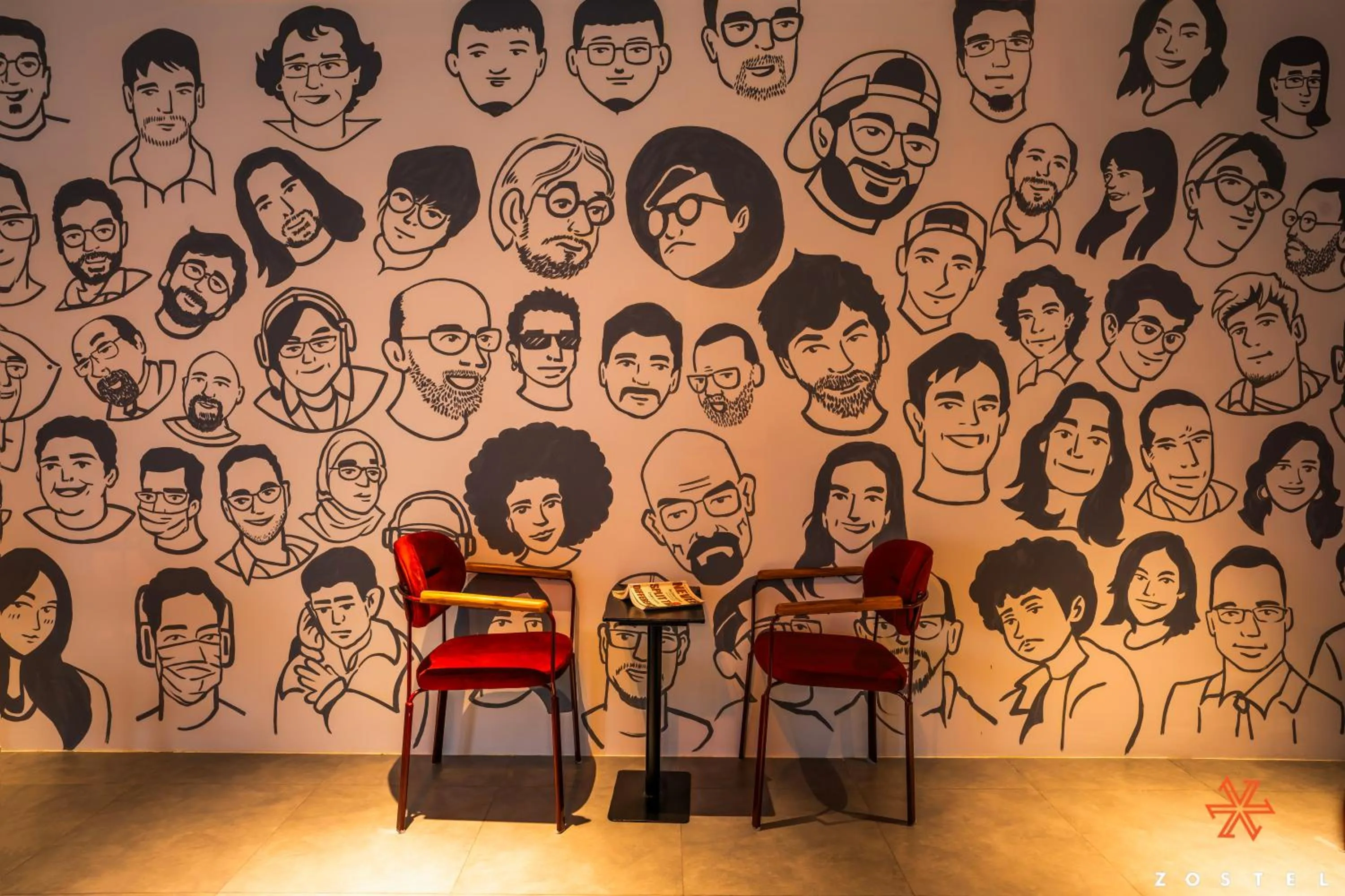 Lounge or bar in Zostel Phuket