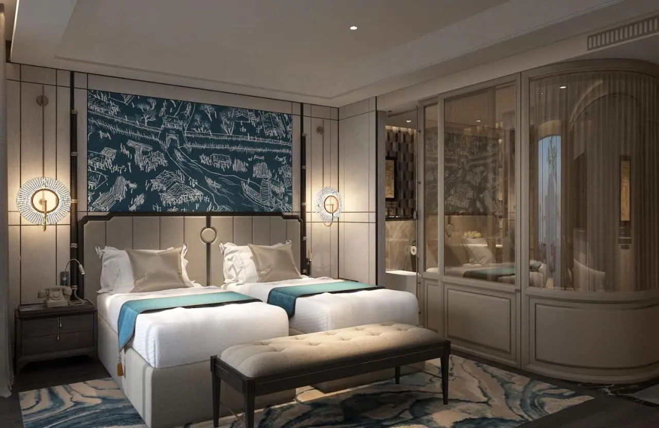 Bed in Manevi Premier Hotel