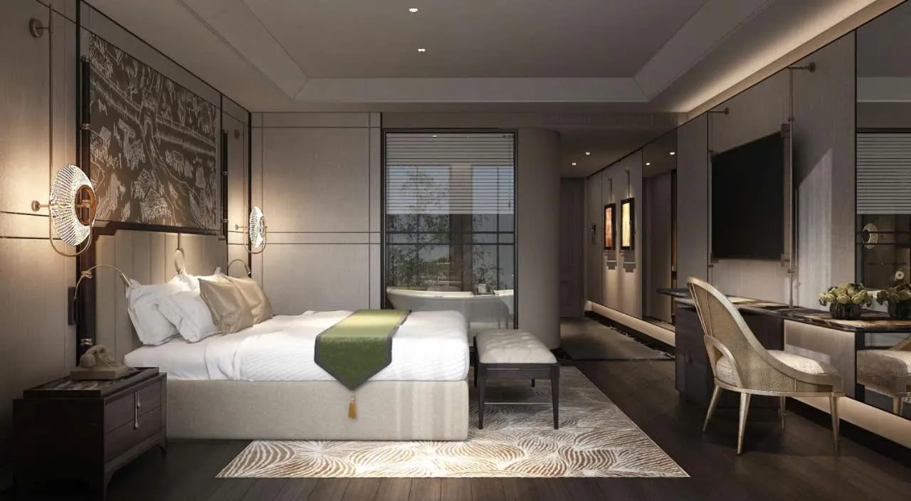 Bed in Manevi Premier Hotel
