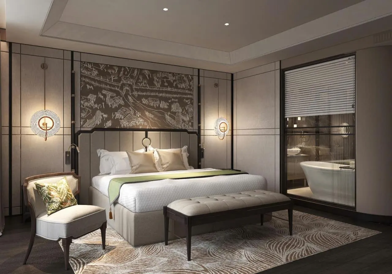 Bed in Manevi Premier Hotel