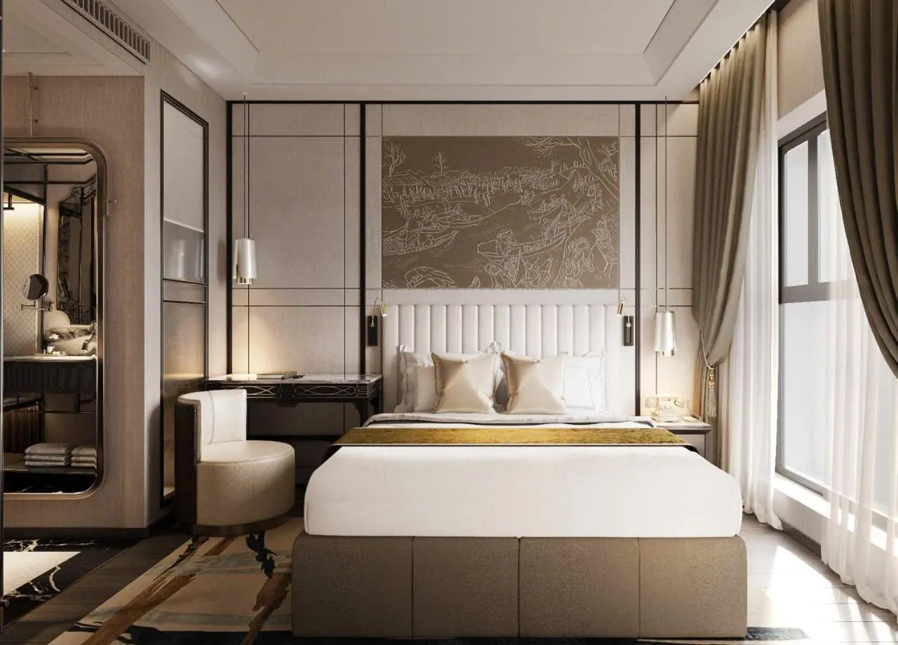 Bed in Manevi Premier Hotel