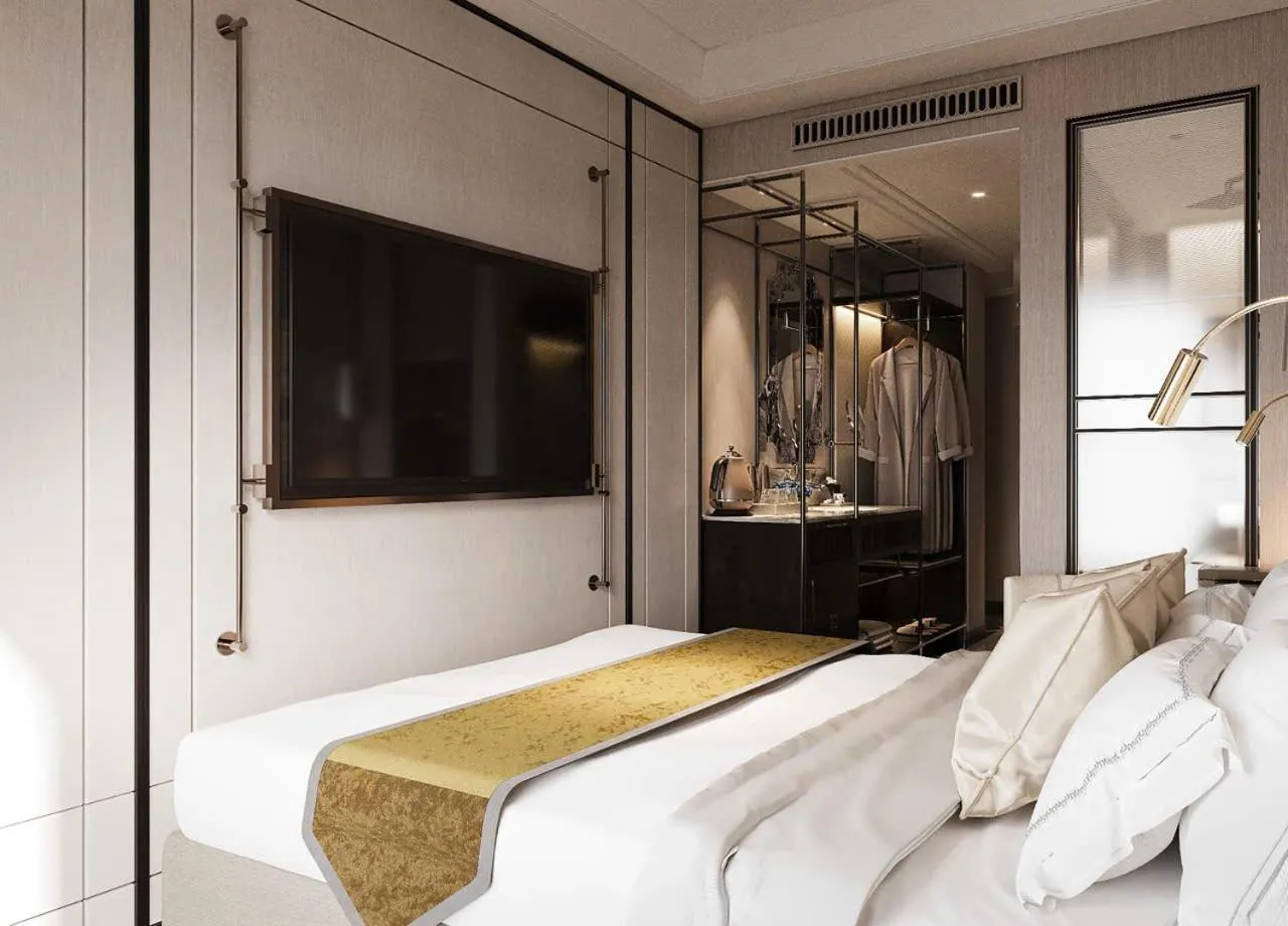 Bed in Manevi Premier Hotel