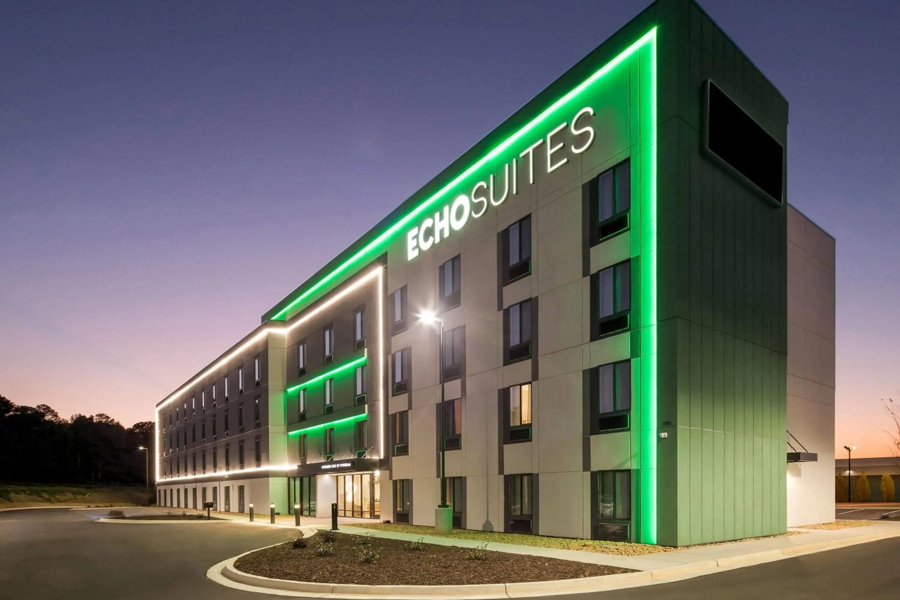 Property building in Echo Suites Extended Stay by Wyndham Atlanta-Conyers