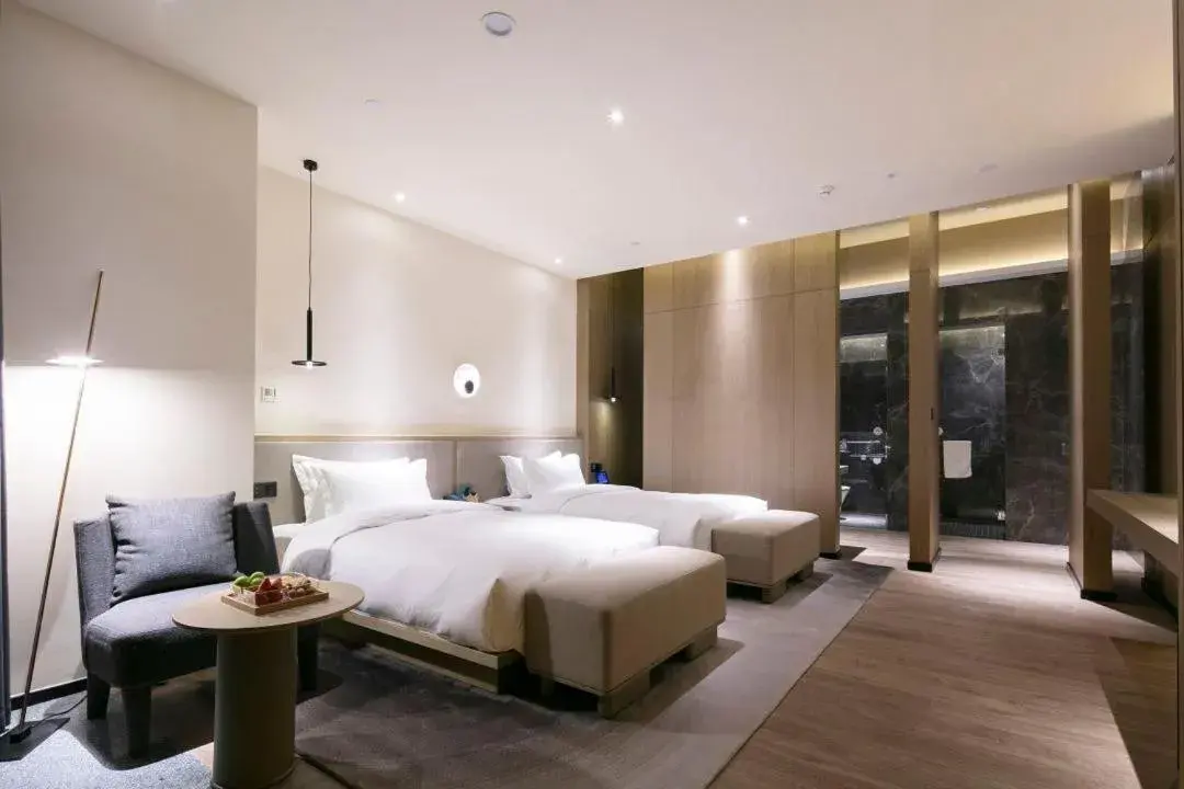 Room with Two Single Beds - Smoking in Wingate by Wyndham Emeishan Scenic Spot Room with Two Single Beds - Smoking in Wingate by Wyndham Emeishan Scenic Spot
