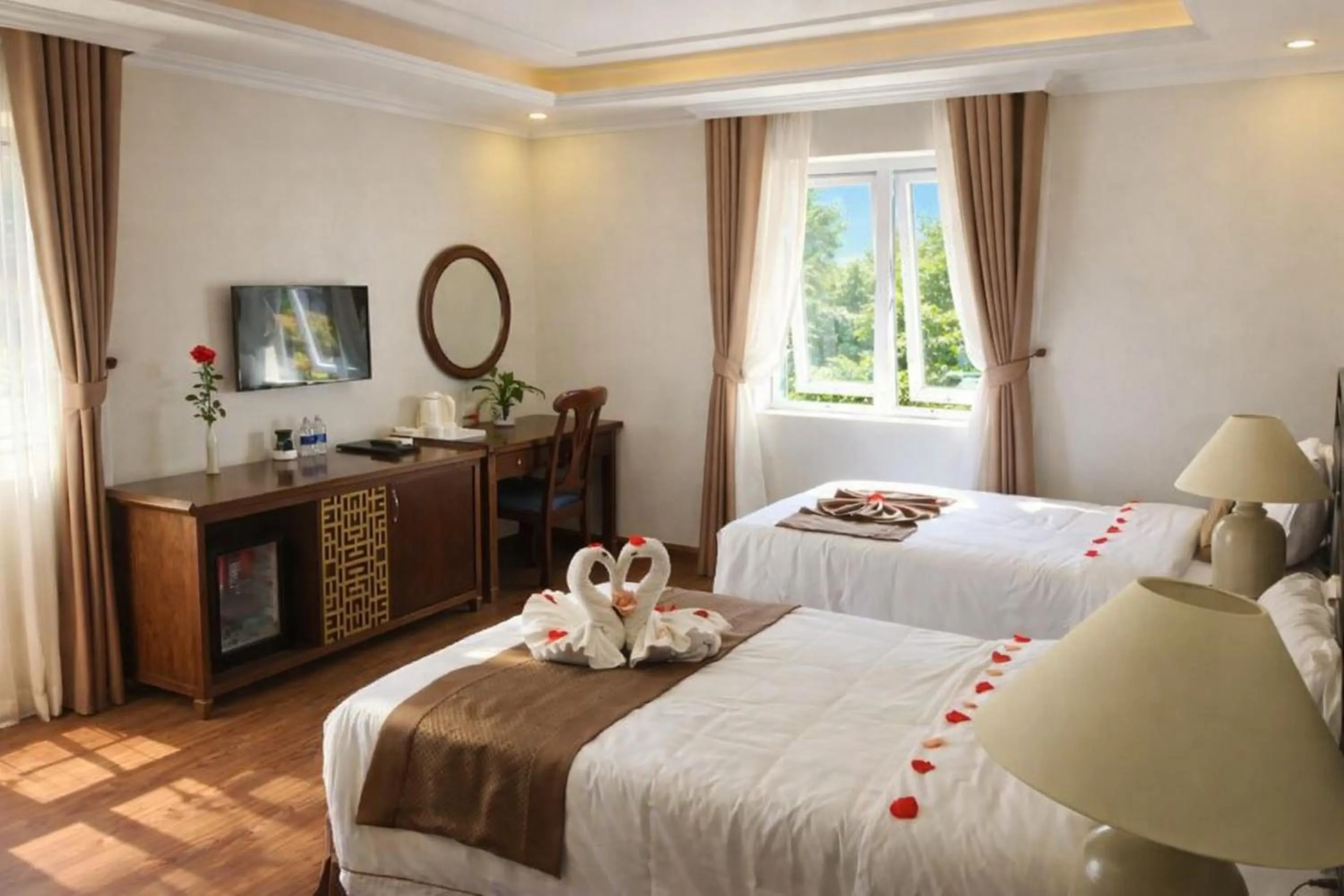 Photo of the whole room, Bed in Adam Hotel Sa Pa