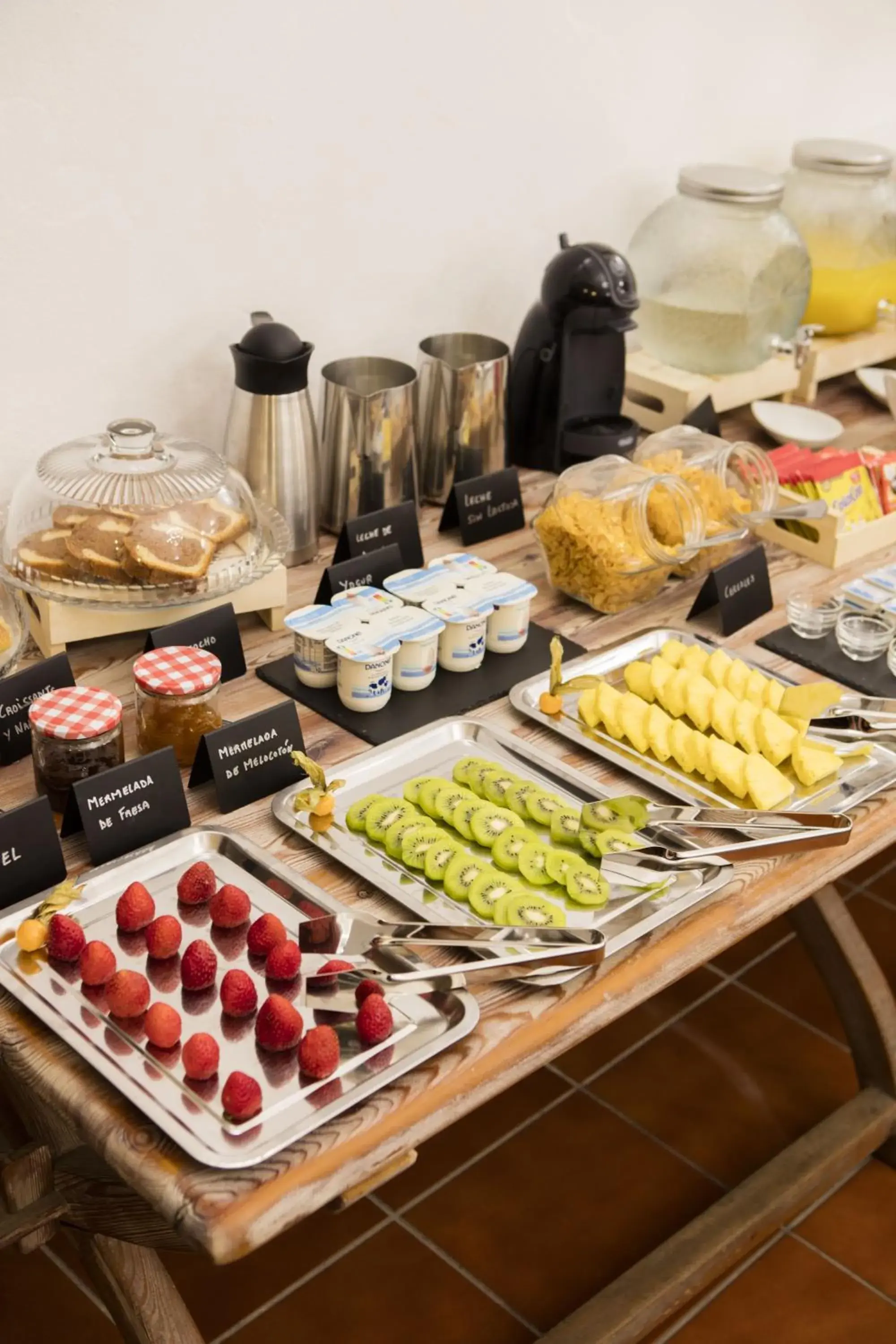 Buffet breakfast in Hotel Tugasa Sierra y Cal Buffet breakfast in Hotel Tugasa Sierra y Cal