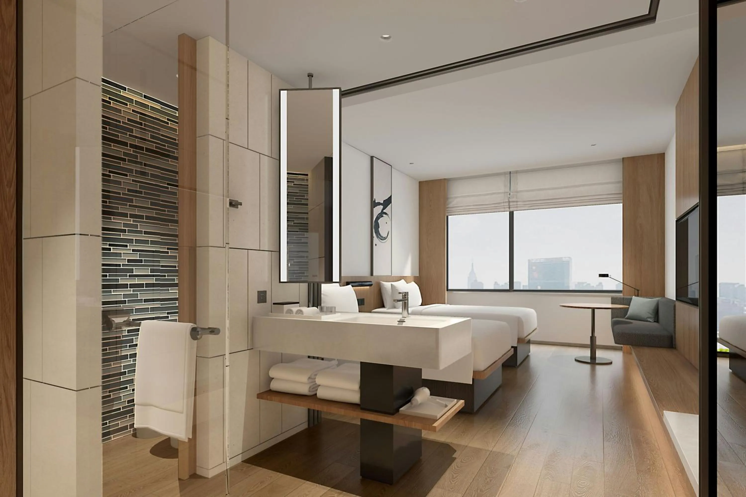 Photo of the whole room, Bed in Fairfield by Marriott Xiong'an