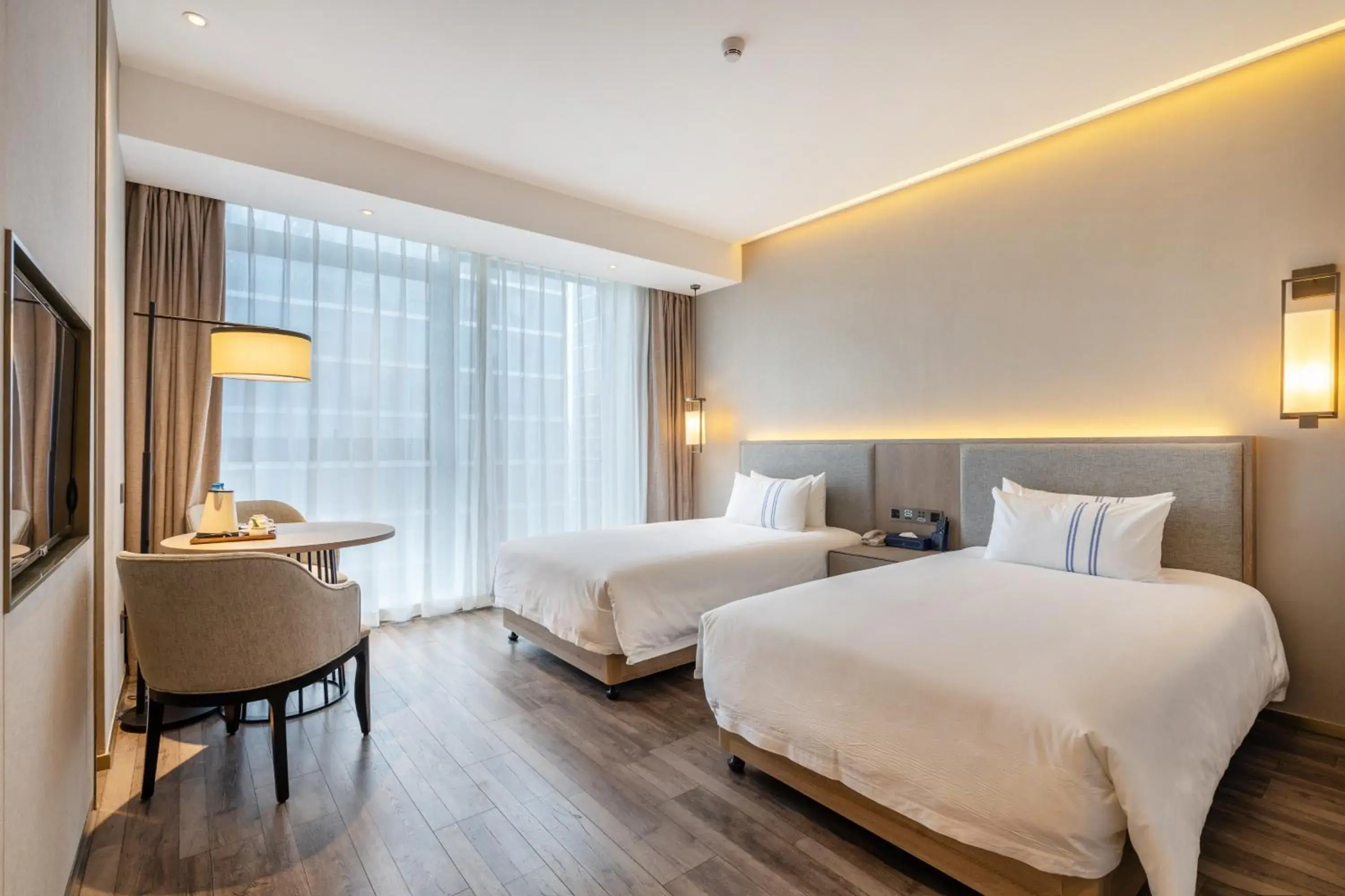 Photo of the whole room, Bed in Zhonghao International Hotel Photo of the whole room, Bed in Zhonghao International Hotel