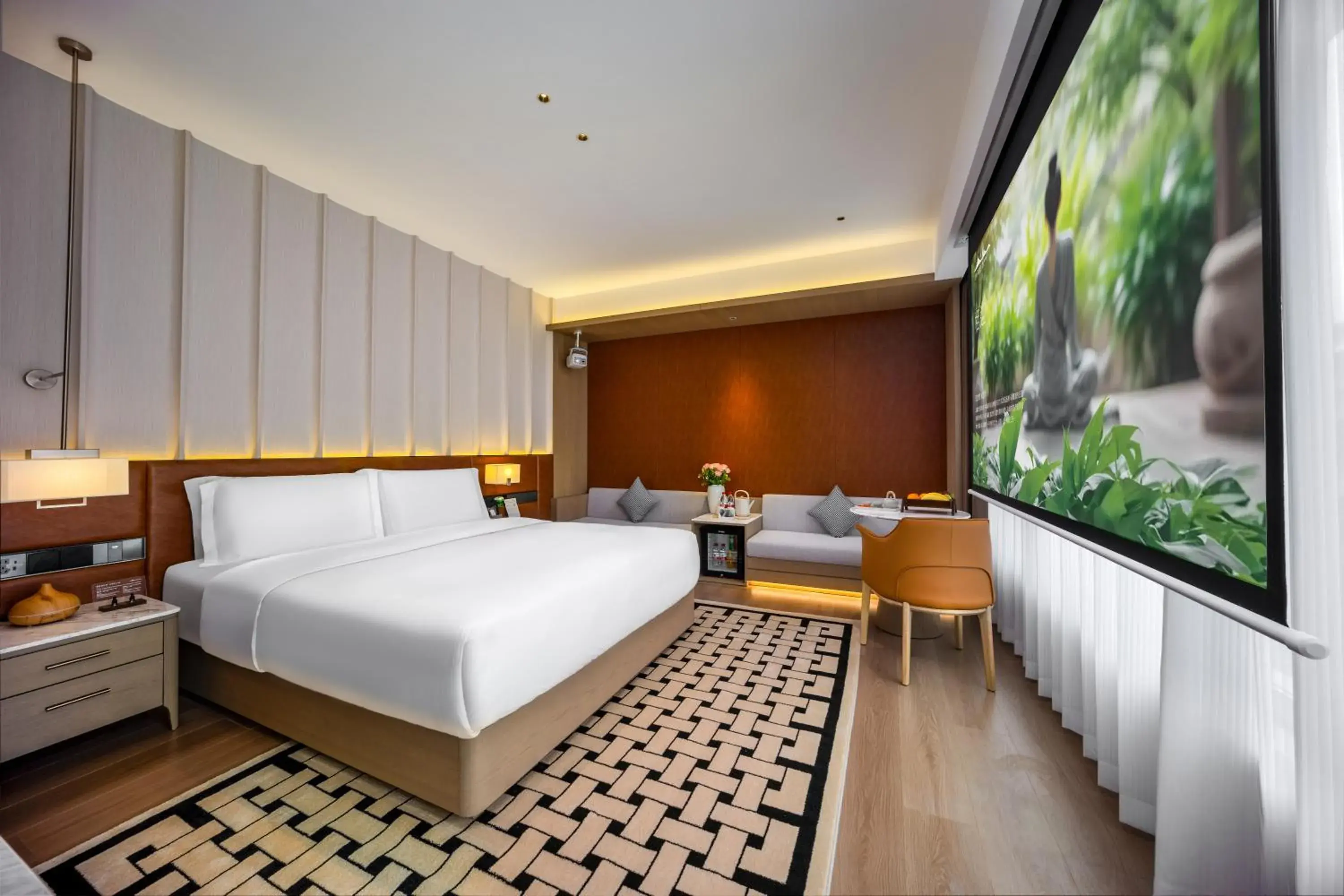 Standard King Room in Healing Mind International Hotel Kunming Dianchi Grand View Park Fuhai Metro Station Branch Standard King Room in Healing Mind International Hotel Kunming Dianchi Grand View Park Fuhai Metro Station Branch