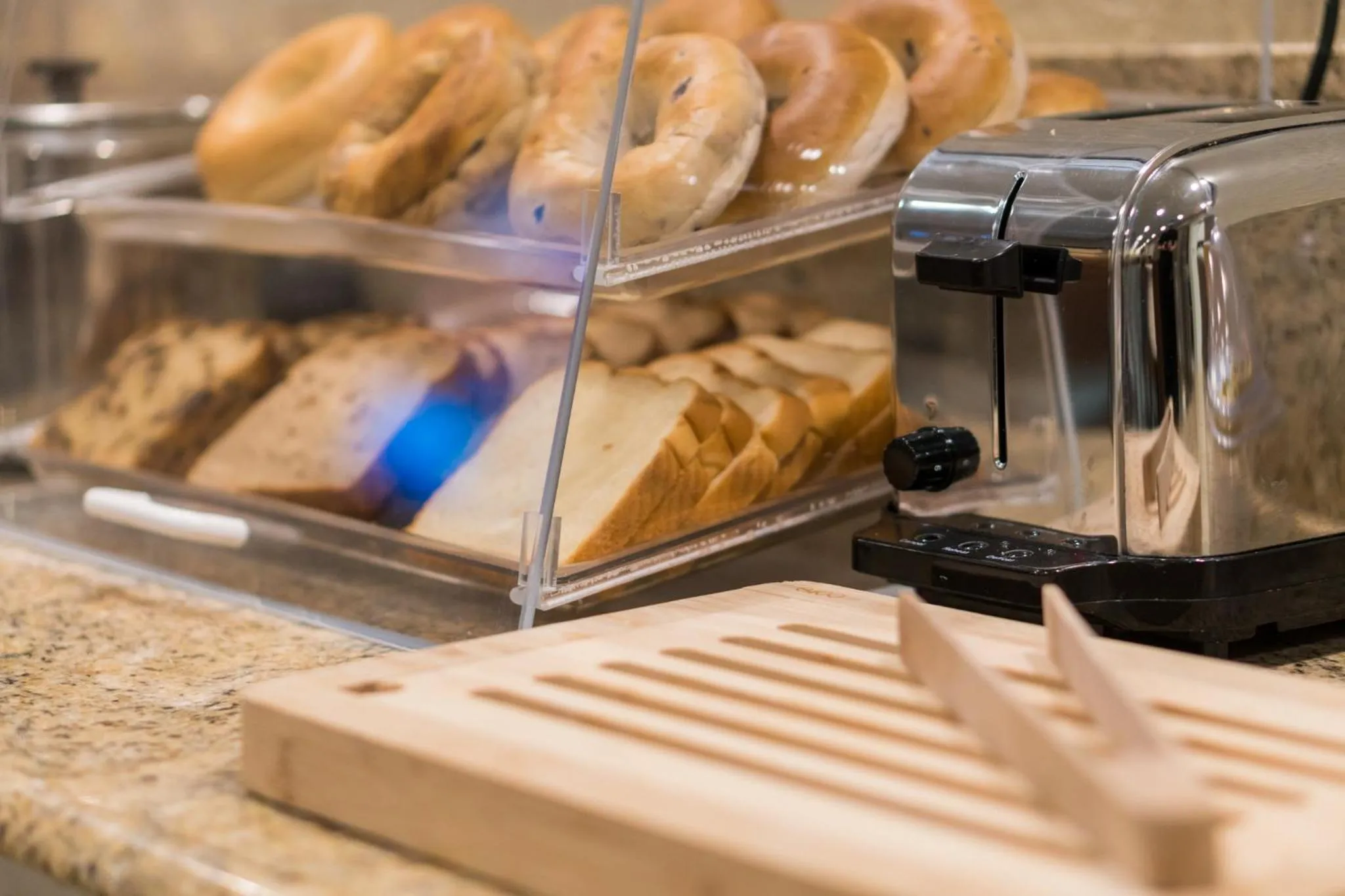 Continental breakfast in Heritage Place Hotel and Suites