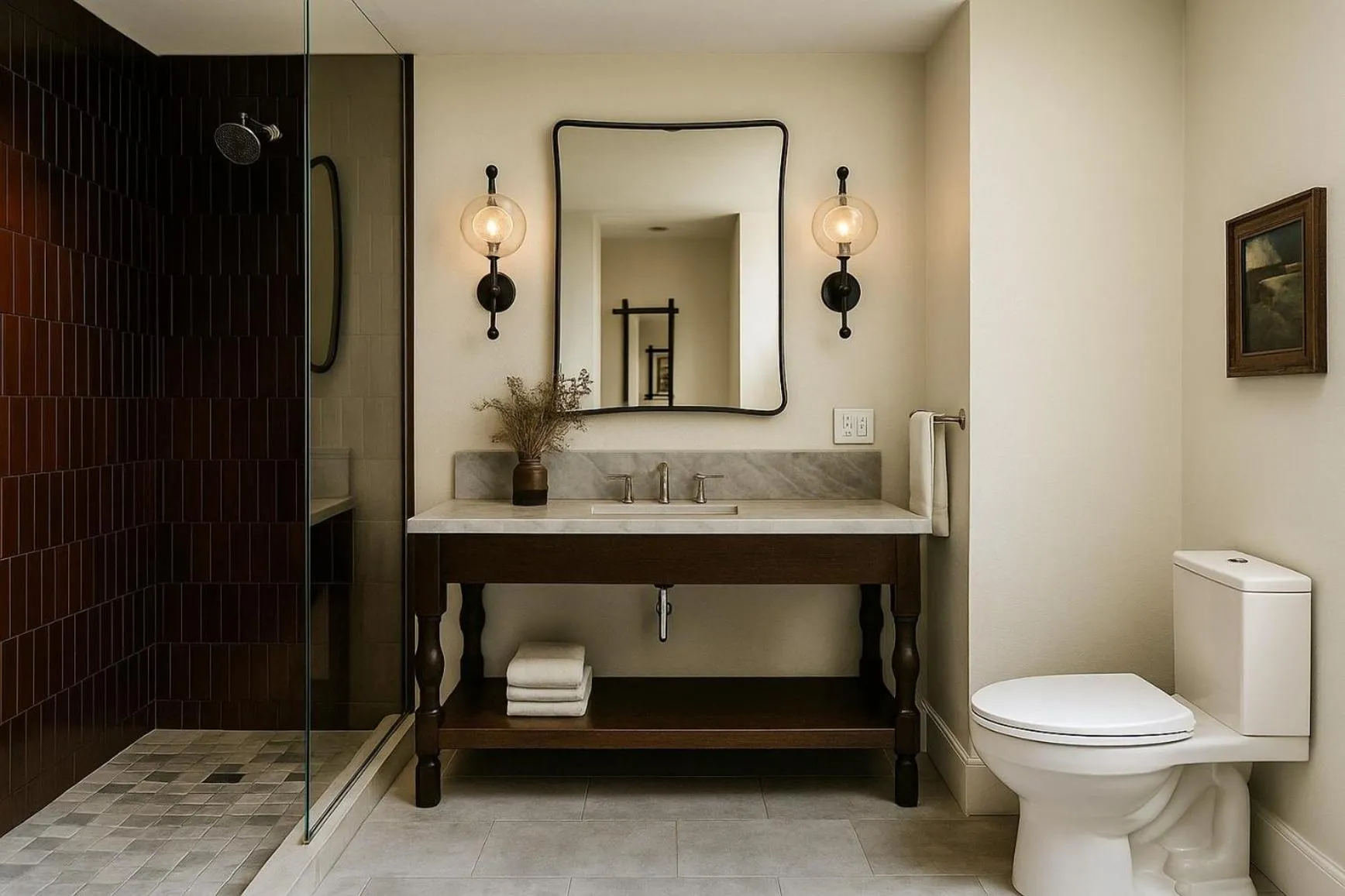 Bathroom in Kimpton Mirador Pacific Grove Monterey by IHG