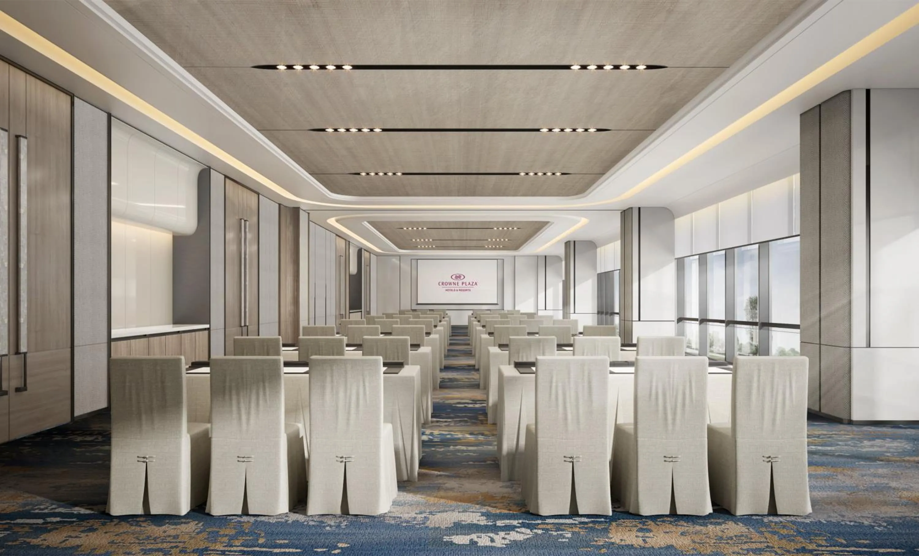 Meeting/conference room in Crowne Plaza Weihai Binhai by IHG