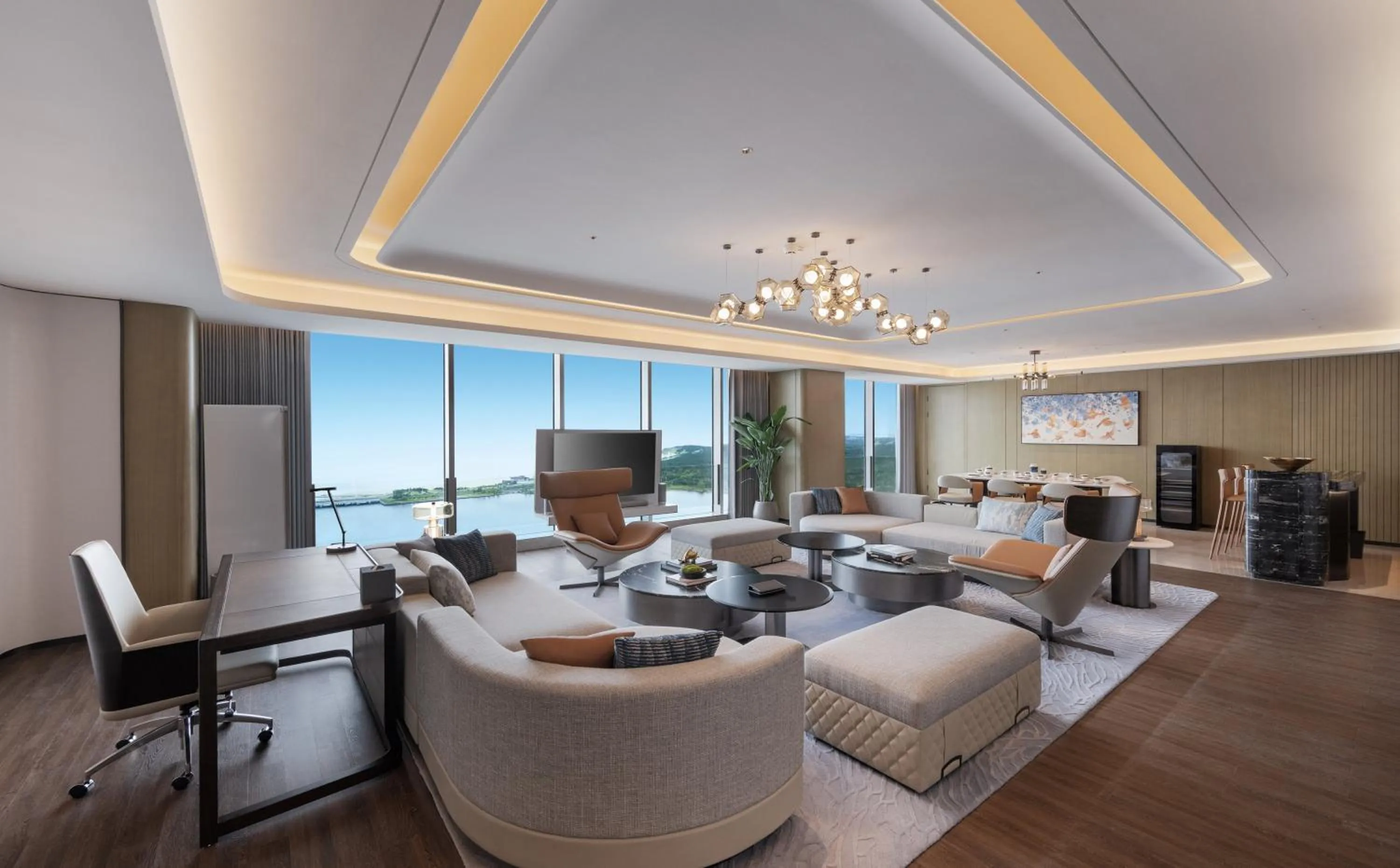 Photo of the whole room in Crowne Plaza Weihai Binhai by IHG