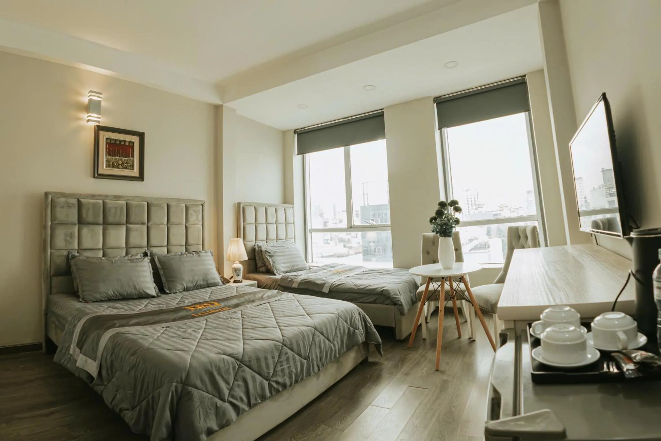 Bed in Lai Hotel Premium