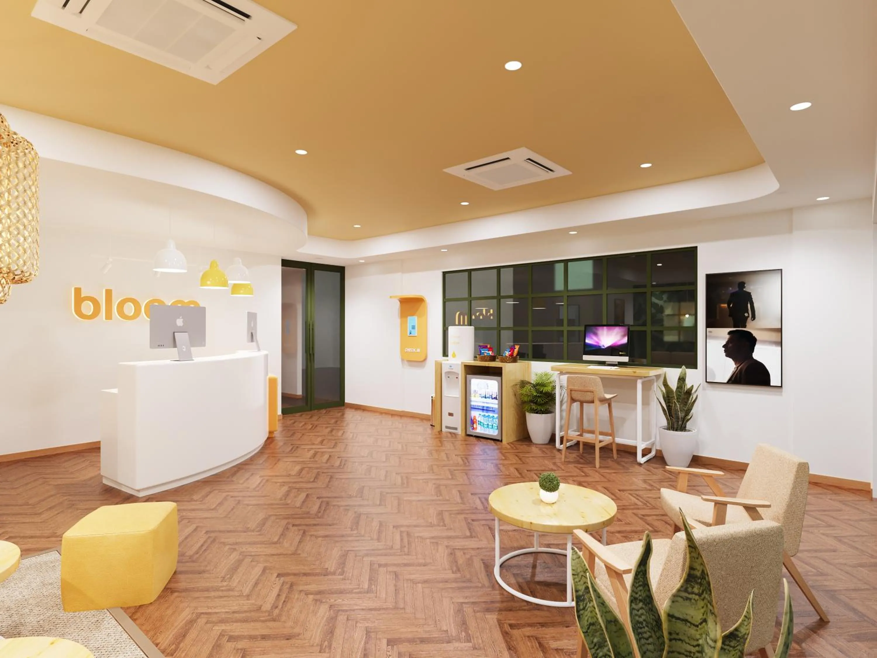 Seating area in Bloom Hotel - Kakinada