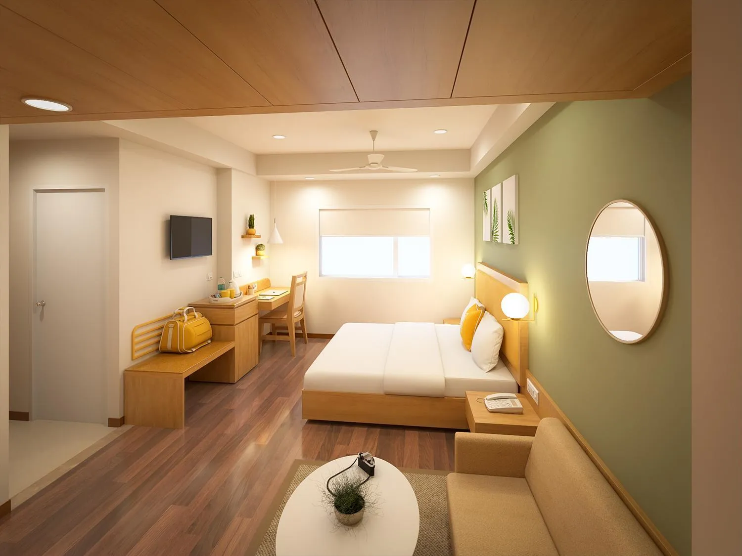 Photo of the whole room, Bed in Bloom Hotel - Kakinada