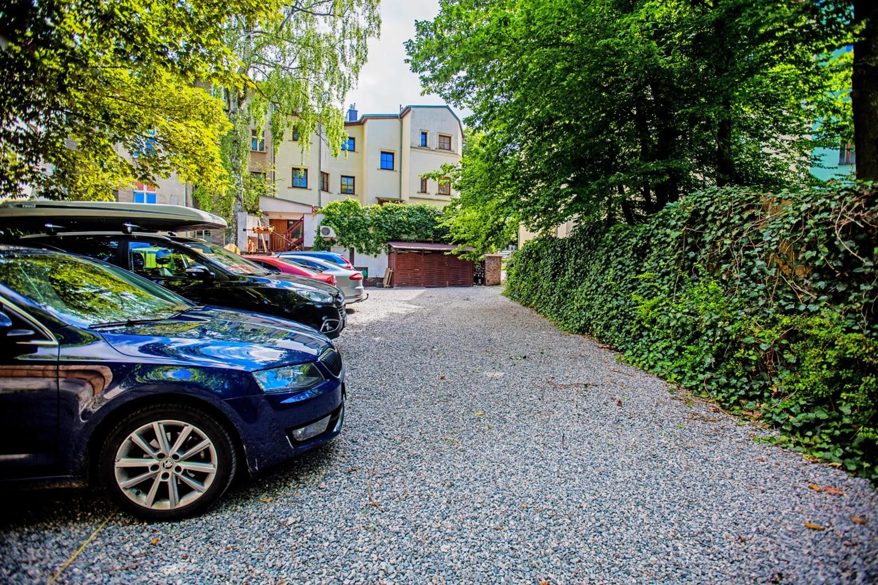 Parking in Kamienica pod Kasztanami Świnoujście (Usedom Insel)