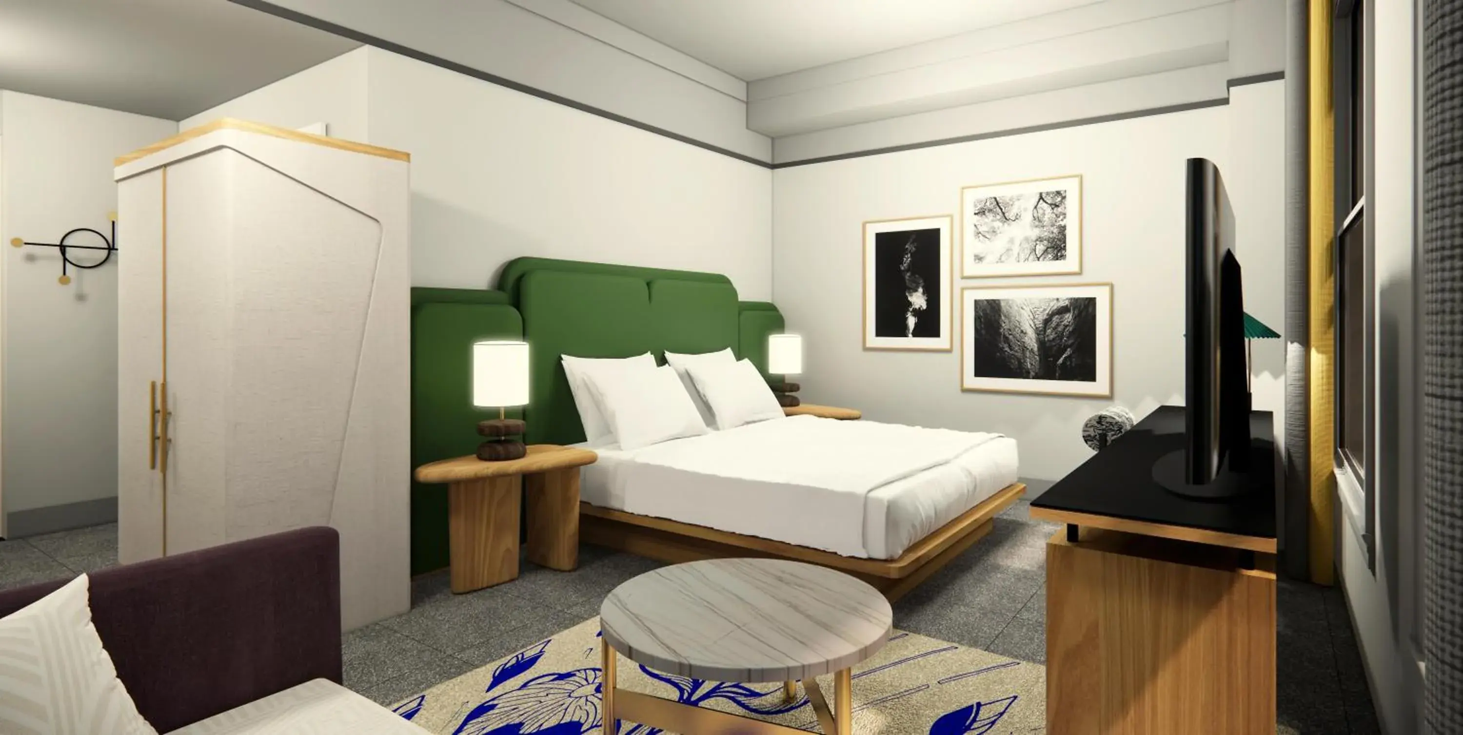 Bed in The Waymark Chattanooga, Tapestry Collection By Hilton Bed in The Waymark Chattanooga, Tapestry Collection By Hilton