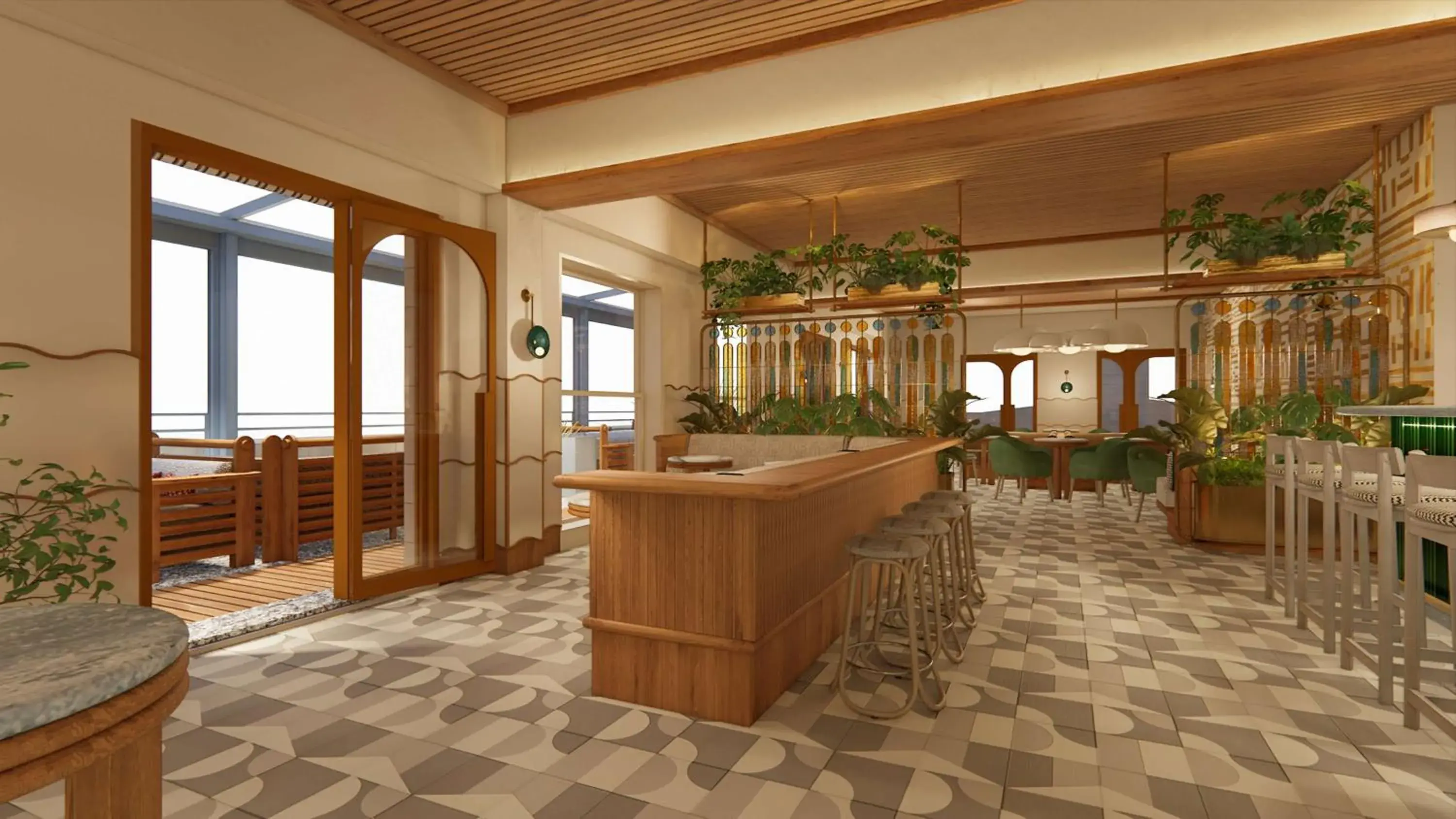 Lounge or bar in The Waymark Chattanooga, Tapestry Collection By Hilton Lounge or bar in The Waymark Chattanooga, Tapestry Collection By Hilton