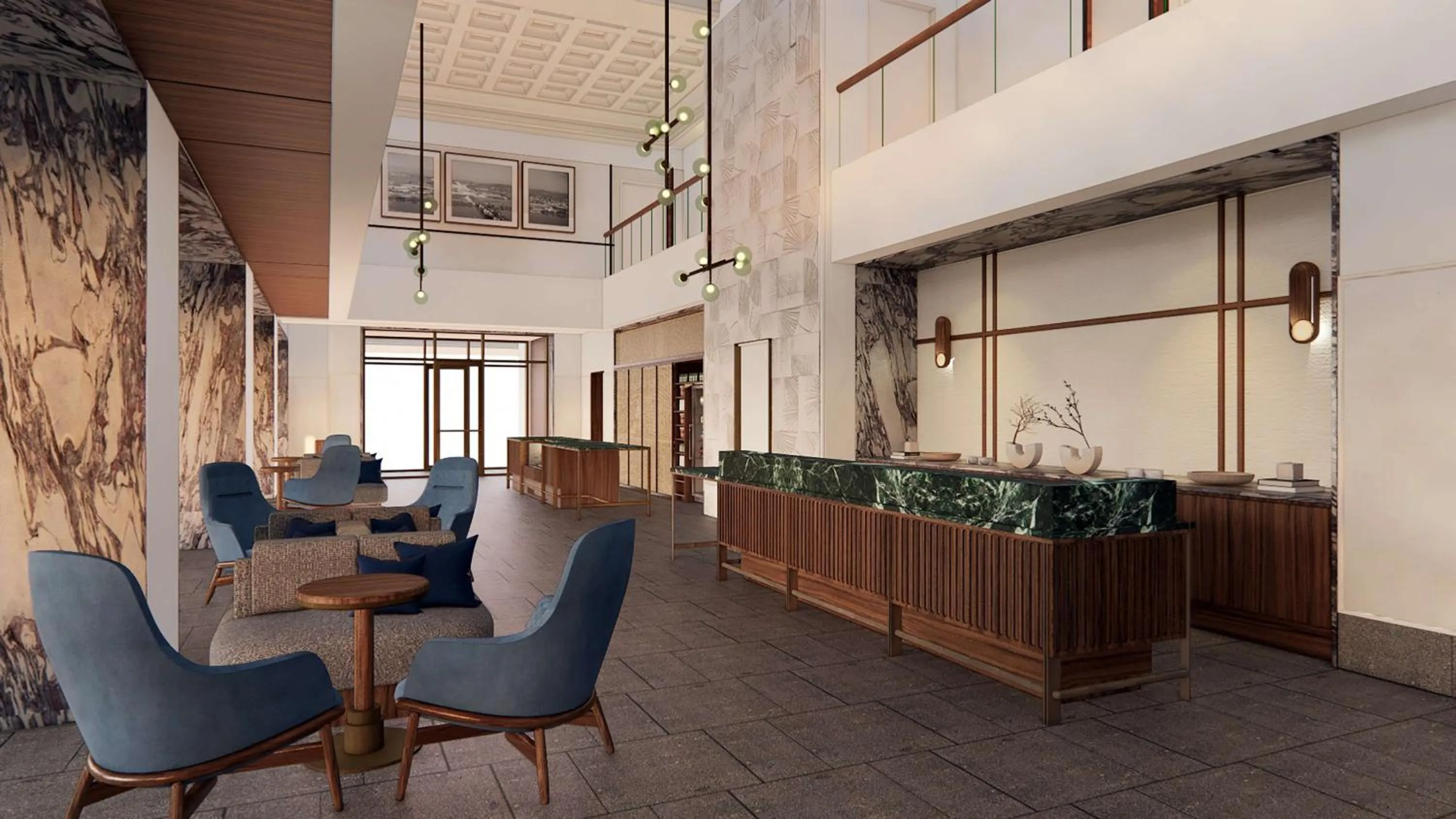 Lobby or reception in The Waymark Chattanooga, Tapestry Collection By Hilton