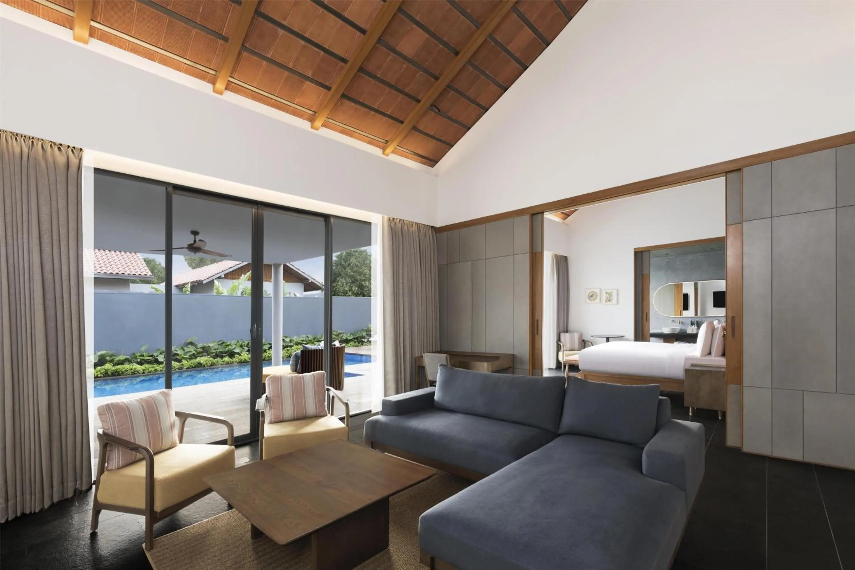 Photo of the whole room, Bed in Hilton Hyderabad Genome Valley Resort & Spa